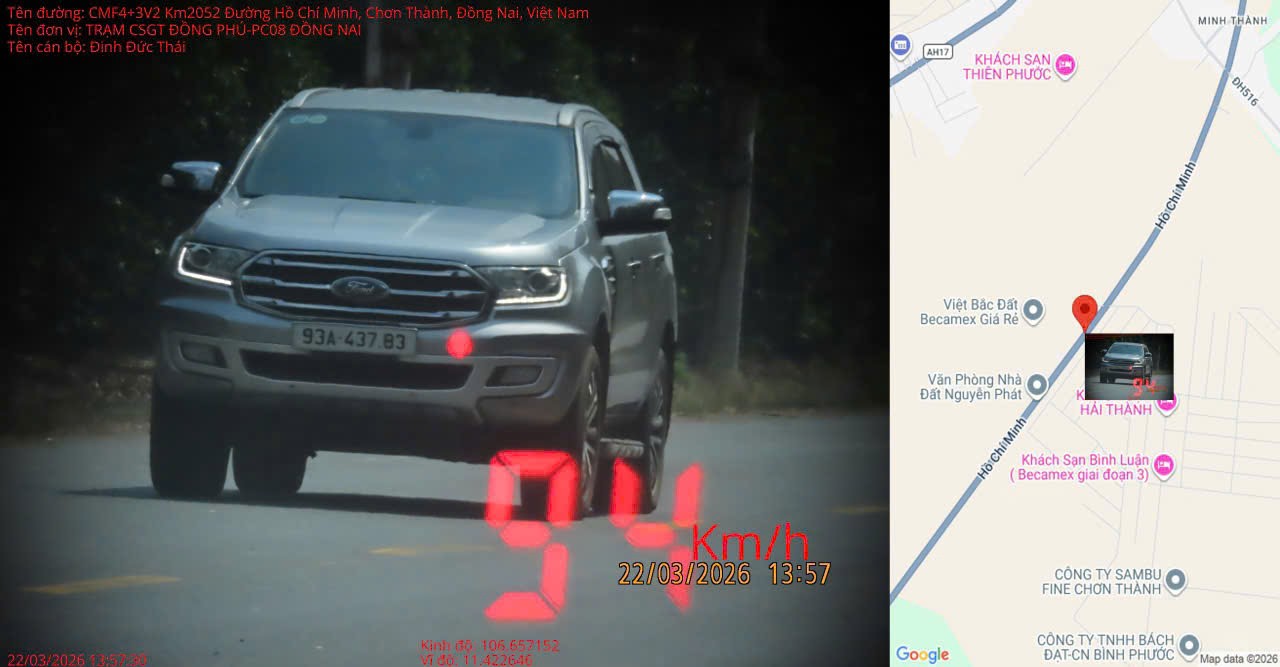 Đồng Nai: Tăng cường xử lý vi phạm tốc độ, bảo đảm an toàn giao thông trên Quốc lộ 14- Ảnh 5.