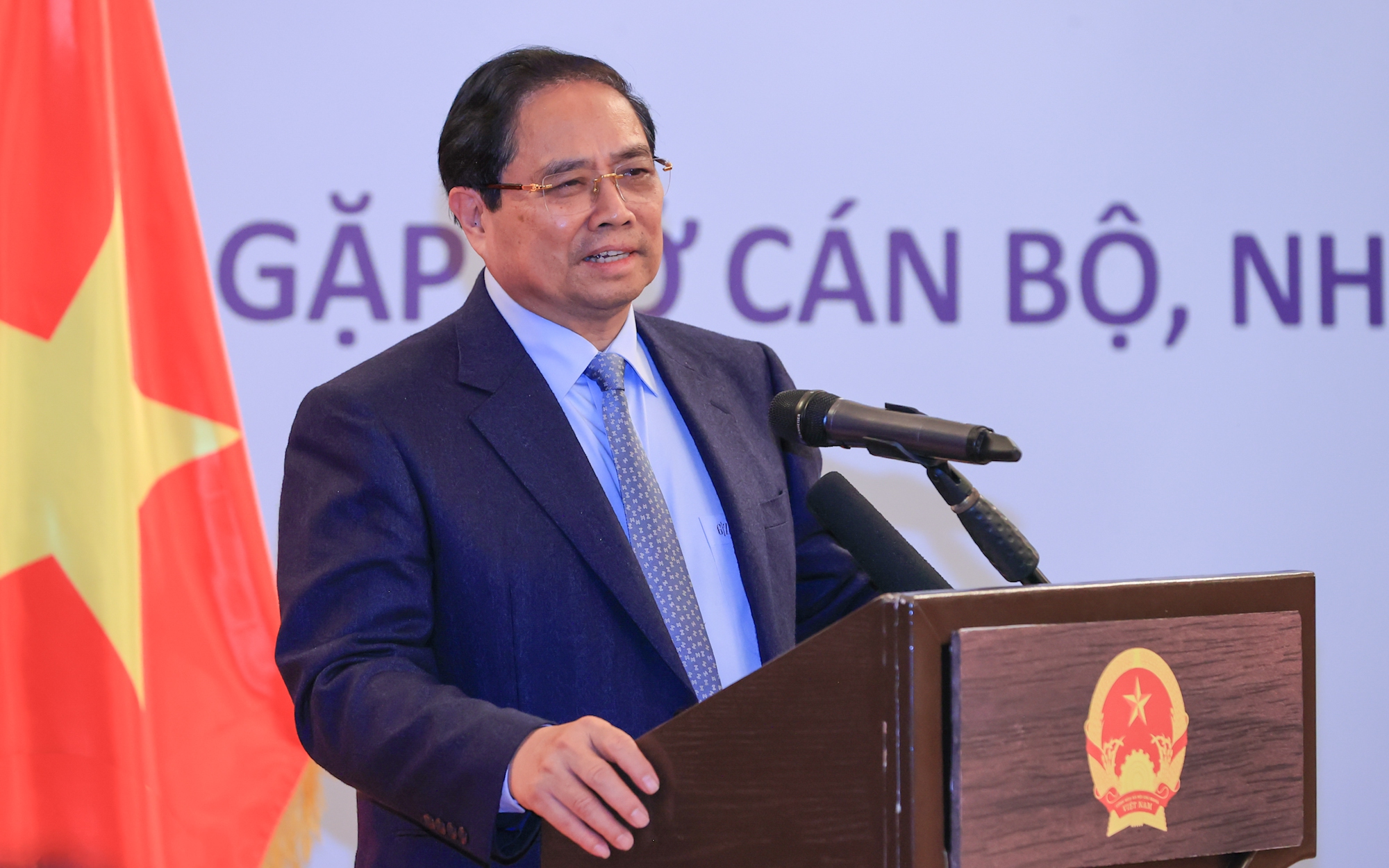 Thủ tướng Phạm Minh Chính gặp gỡ kiều bào tại Nga, khẳng định mối quan hệ hữu nghị truyền thống