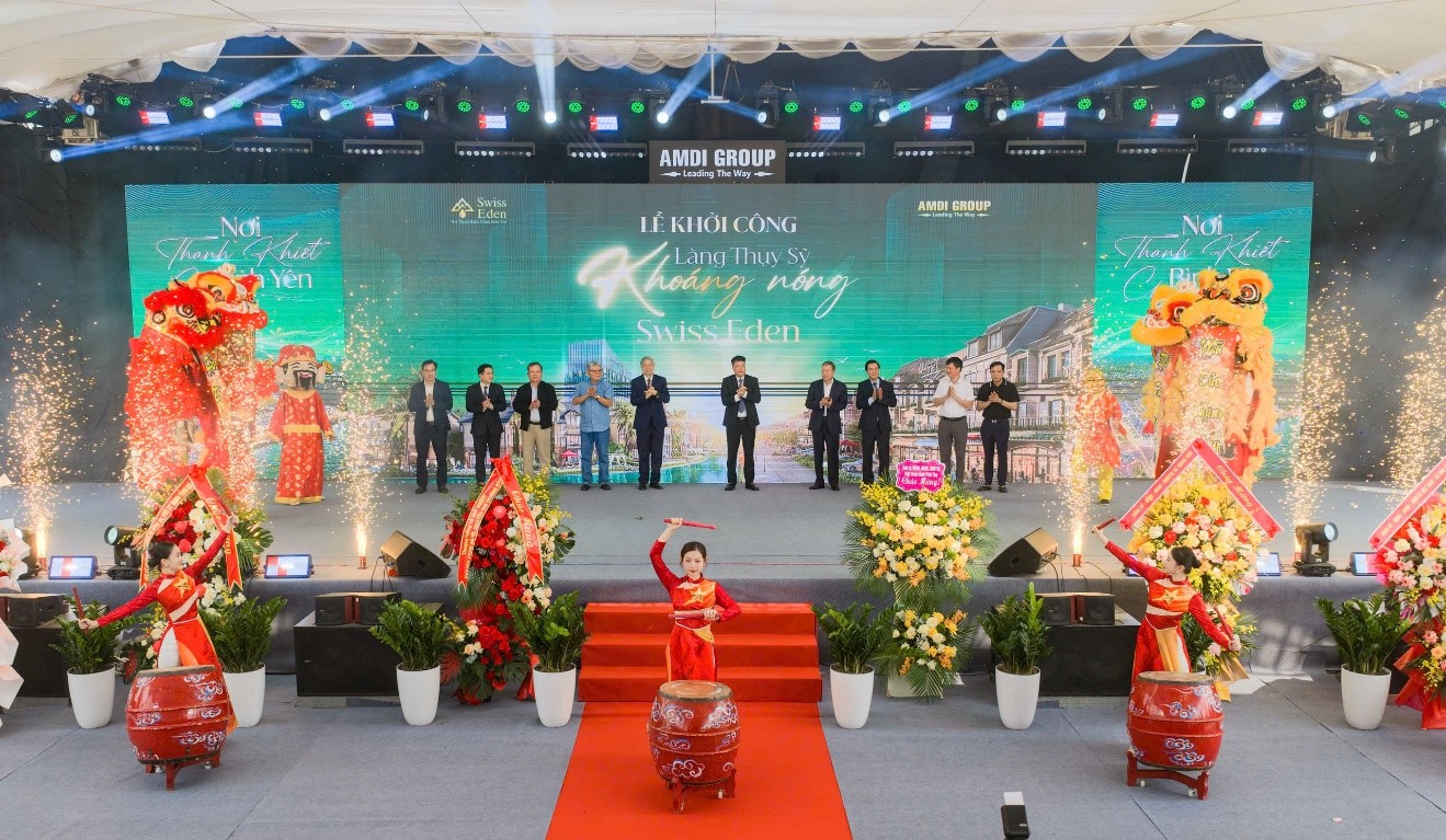 AMDI Group khởi công dự án Swiss Eden: Đánh thức “Mỏ vàng” khoáng nóng Thanh Thủy, định hình chuẩn sống “Wellness” ven đô - Ảnh 2.