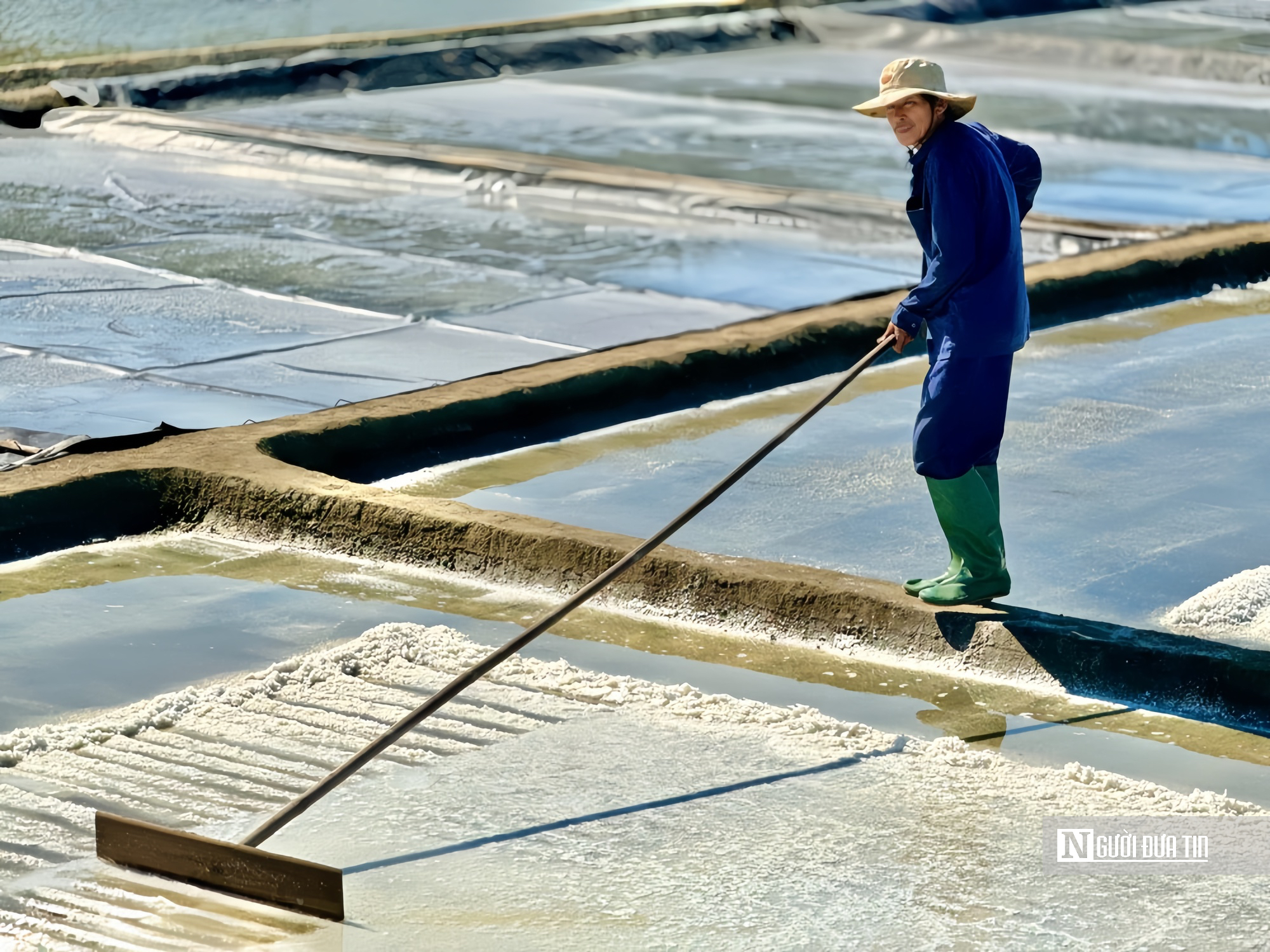 Gi&aacute; muối Quảng Ng&atilde;i tăng kỷ lục, di&ecirc;m d&acirc;n phấn khởi v&agrave;o vụ mới- Ảnh 2.