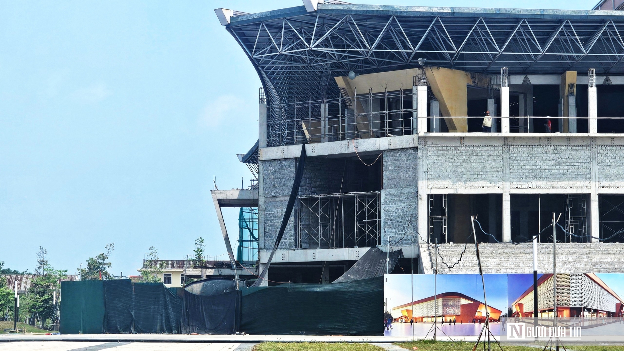 Ảnh: Quảng trường gần 200 tỷ đồng ở Huế gấp rút hoàn thiện trước ngày bàn giao 30/4 - Ảnh 11.