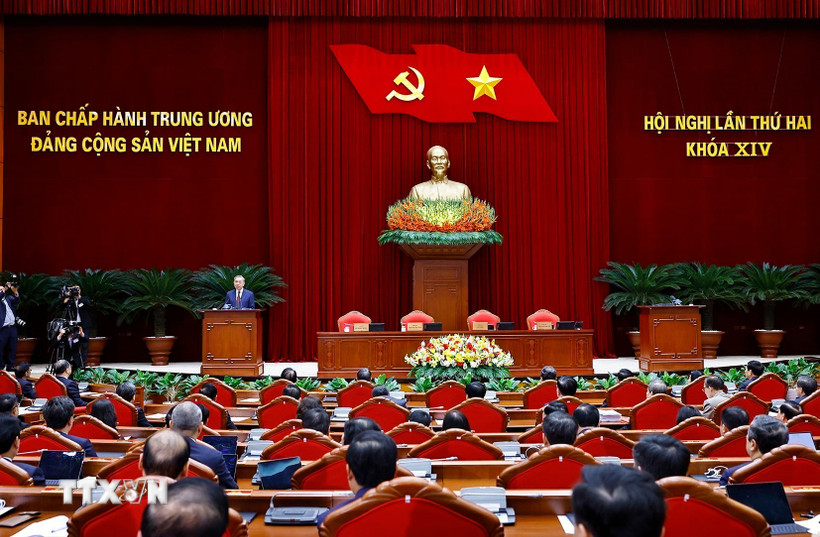 Toàn văn phát biểu bế mạc Hội nghị Trung ương 2 của Tổng Bí thư Tô Lâm - Ảnh 1.