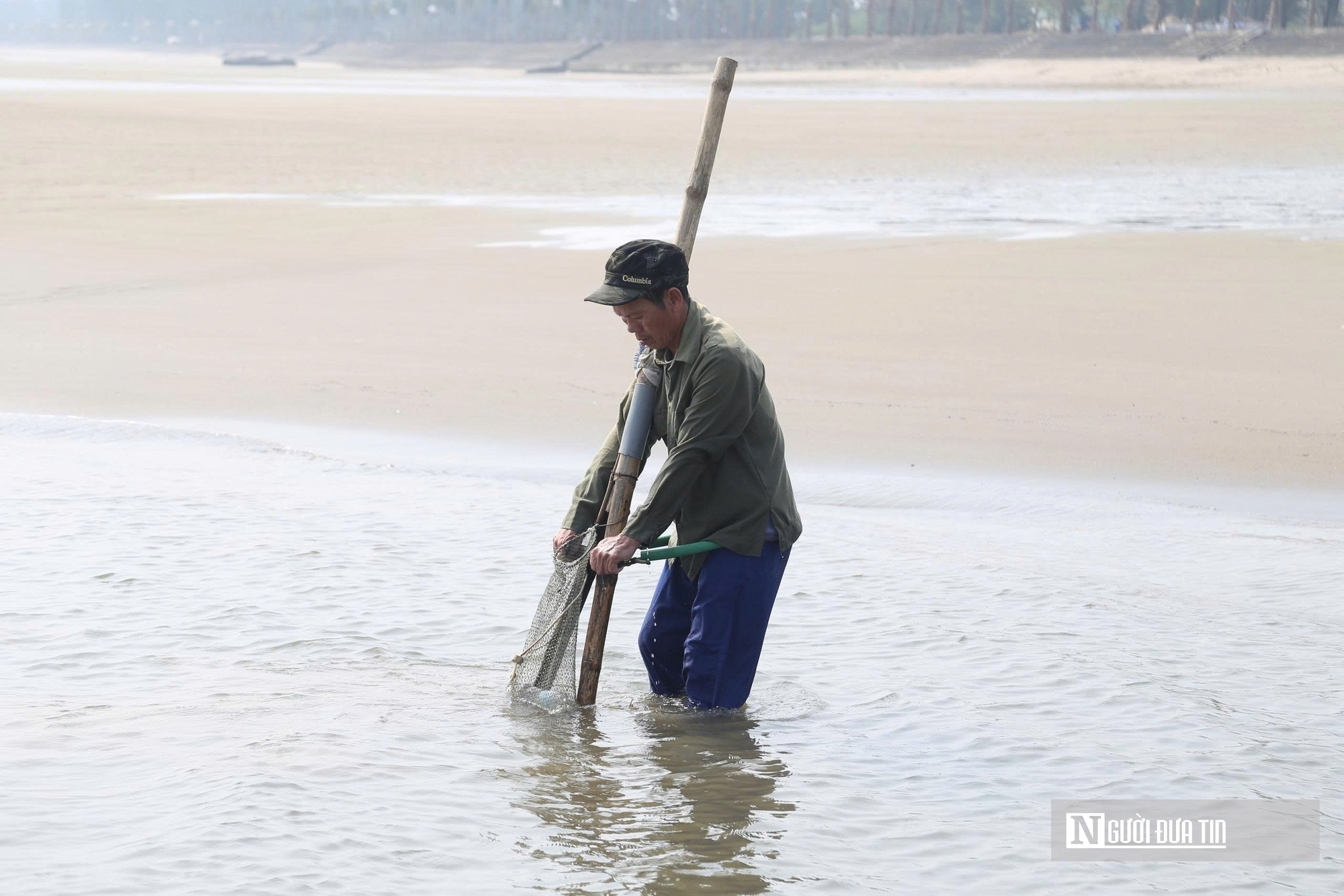 Cận cảnh nhọc nhằn nghề khom lưng trong s&oacute;ng biển kiếm ngao mưu sinh- Ảnh 7.