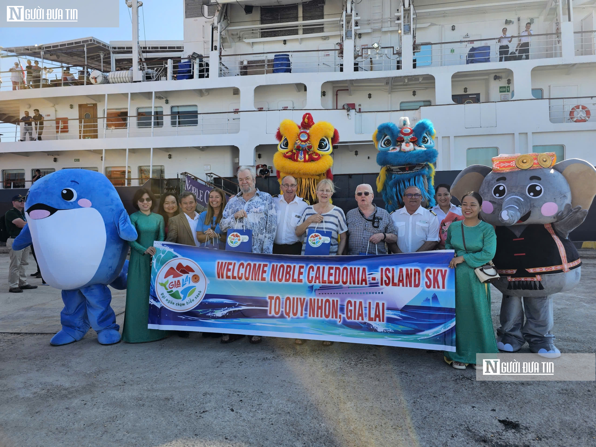 Gia Lai: Đón tàu du lịch quốc tế cập cảng Quy Nhơn - Ảnh 1.