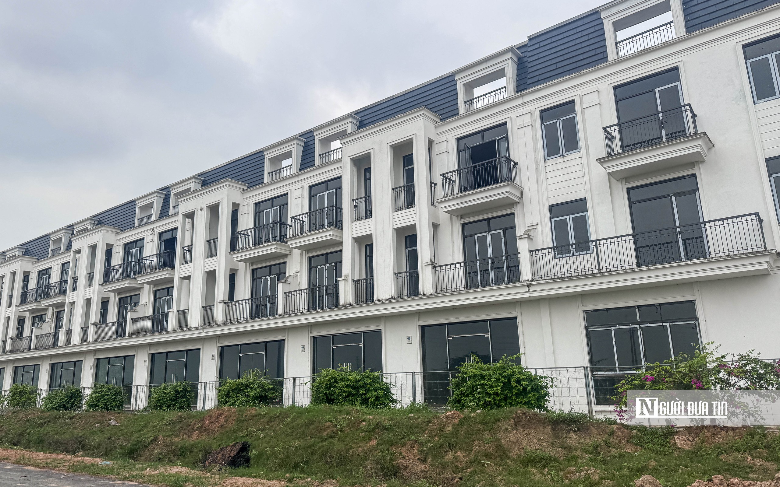 Hà Nội: Cỏ mọc bên trong hàng trăm biệt thự cạnh đường Vành đai 4- Ảnh 4. Hà Nội: Cỏ mọc bên trong hàng trăm biệt thự cạnh đường Vành đai 4- Ảnh 4.