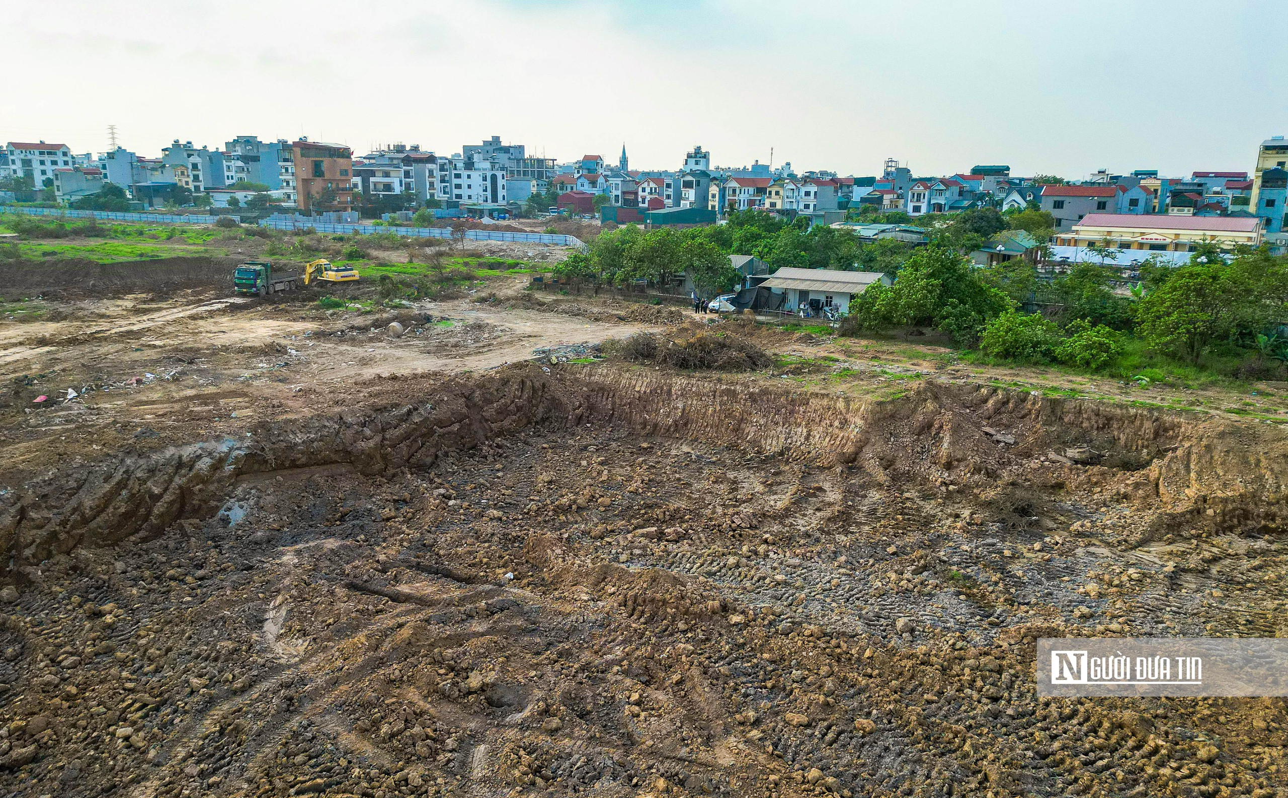 To&agrave;n cảnh thi c&ocirc;ng hồ điều h&ograve;a ph&iacute;a T&acirc;y H&agrave; Nội trị gi&aacute; 858 tỷ đồng - Ảnh 11.