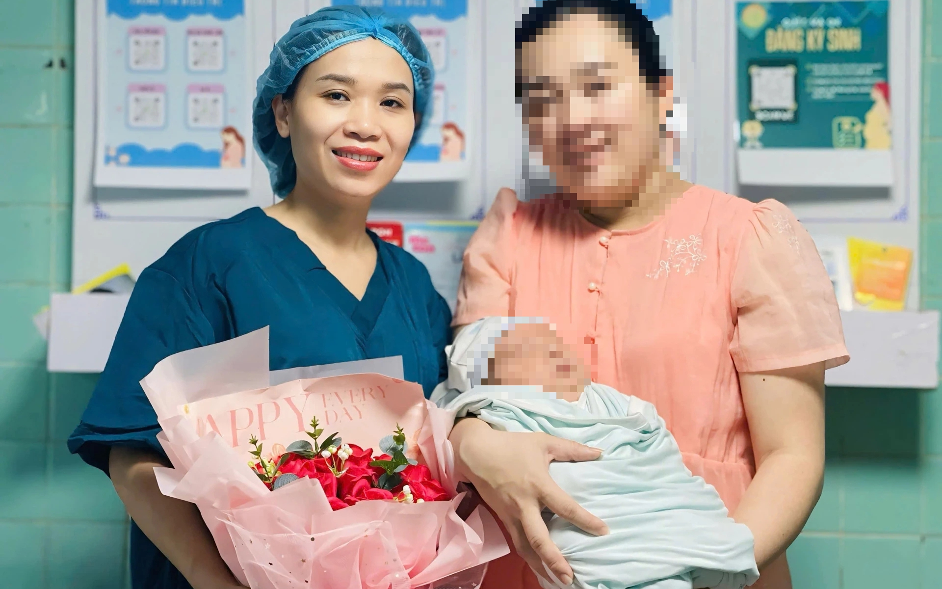 Bé trai 'khủng' 5,1 kg chào đời tại Quảng Trị, cảnh báo đái tháo đường thai kỳ muộn