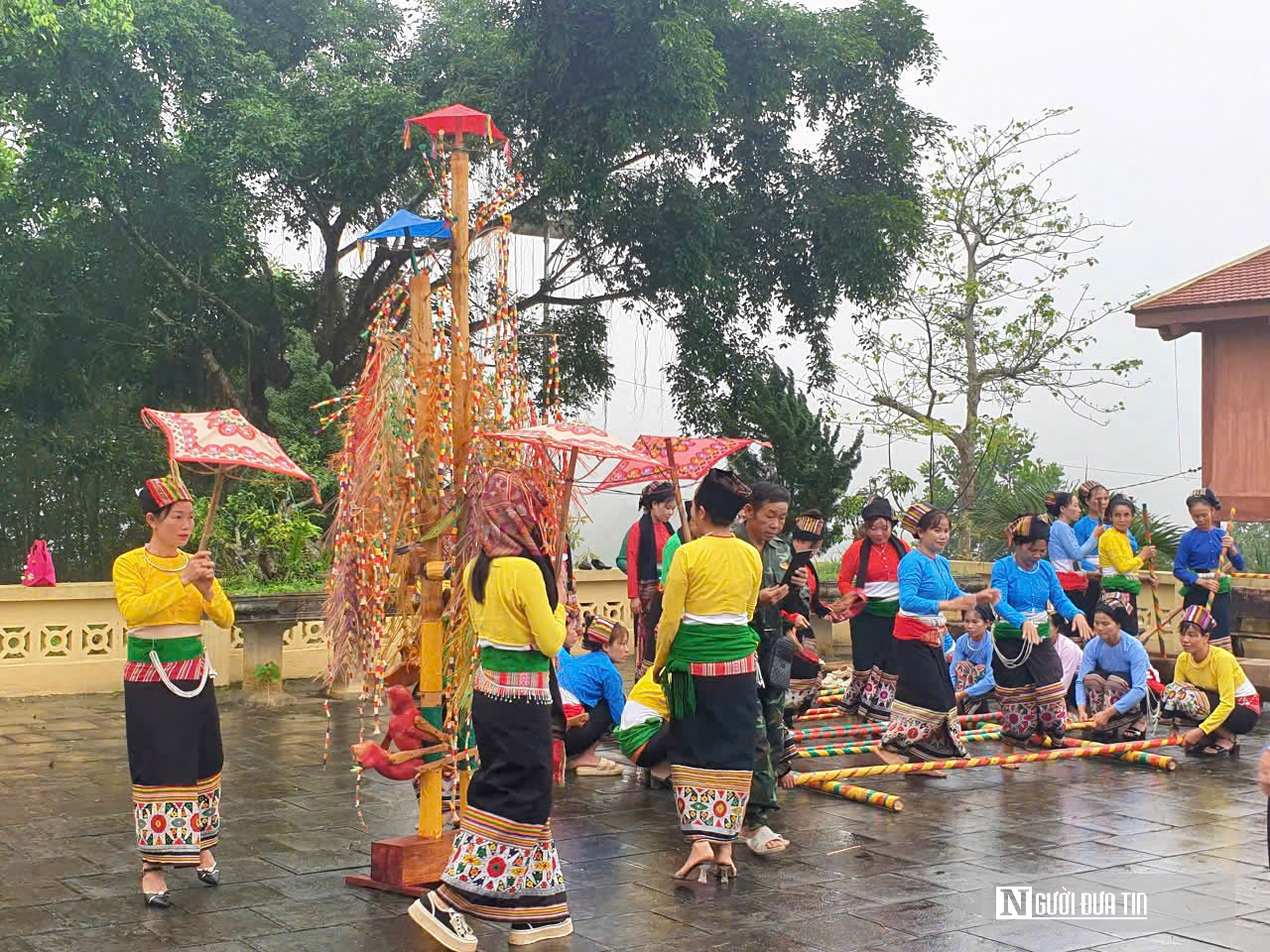 Về đền Ch&iacute;n Gian xem nghi lễ d&acirc;ng tr&acirc;u tế trời, kết nối ch&iacute;n mường người Th&aacute;i xứ Thanh  - Ảnh 6.