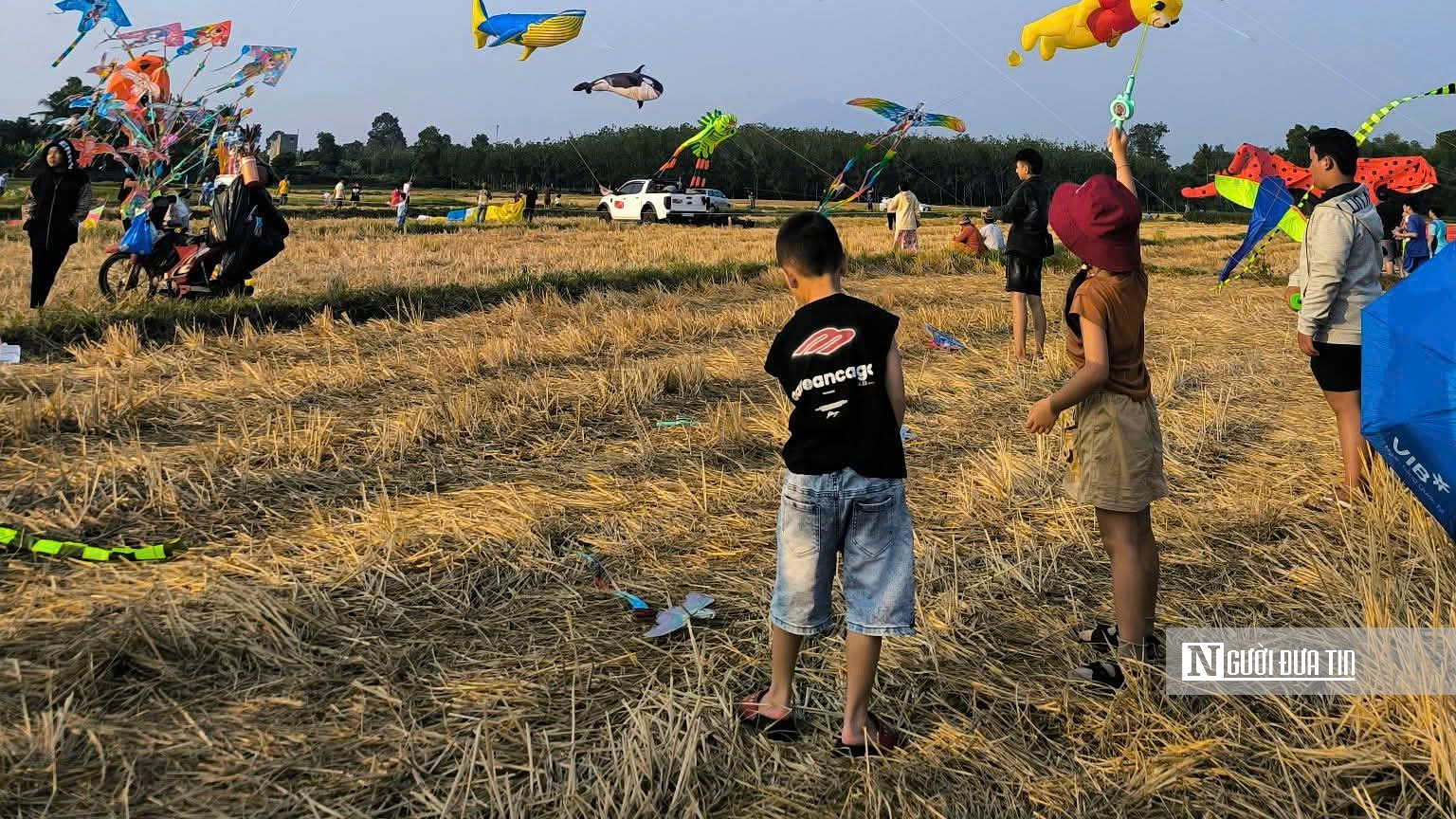 Nhộn nhịp điểm thả diều cuối tuần tại Gò Kén- Ảnh 4.