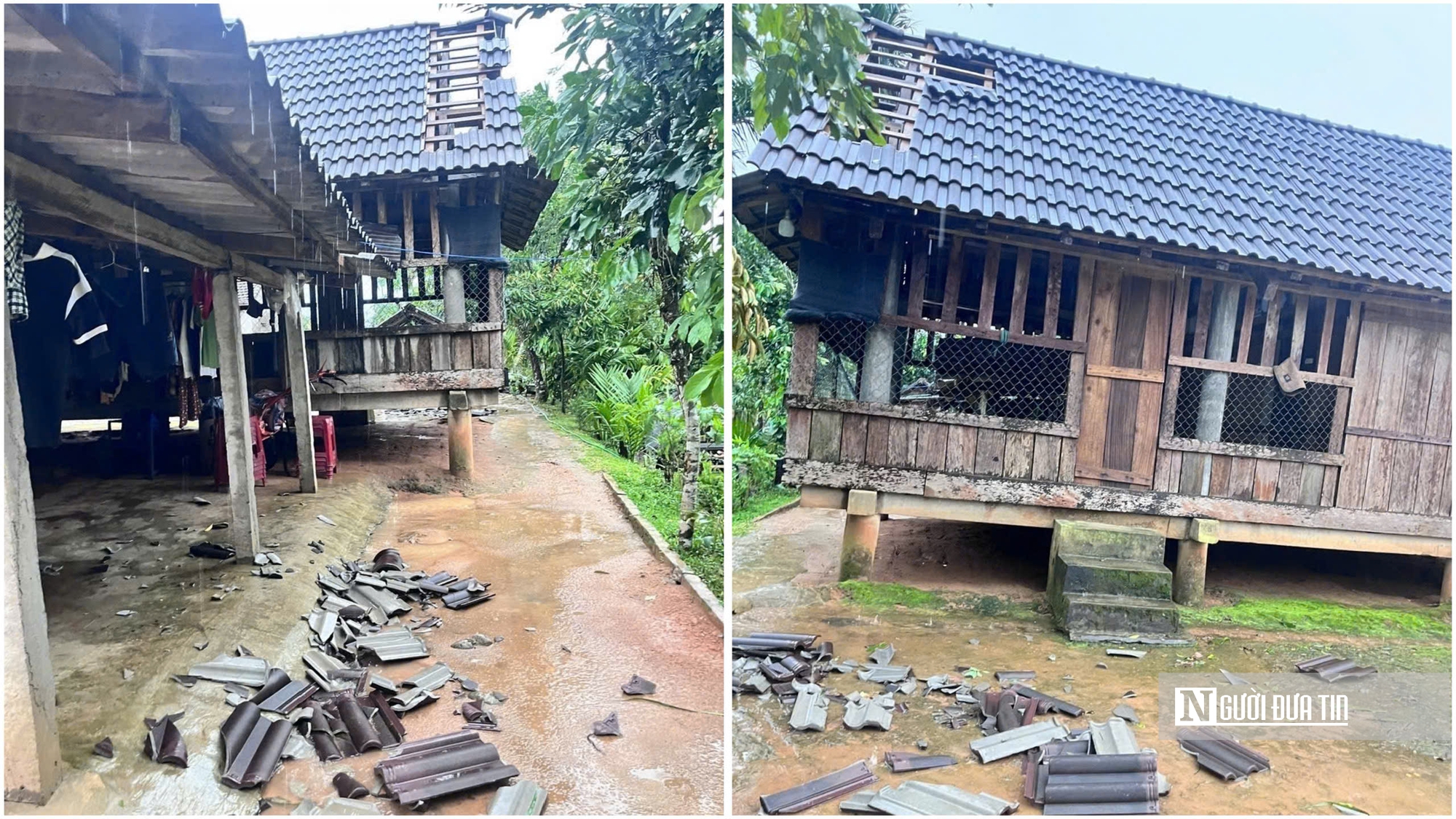 30 phút bị Lốc xoáy càn quyét, 116 nhà dân ở Quảng Ngãi hư hỏng- Ảnh 1.