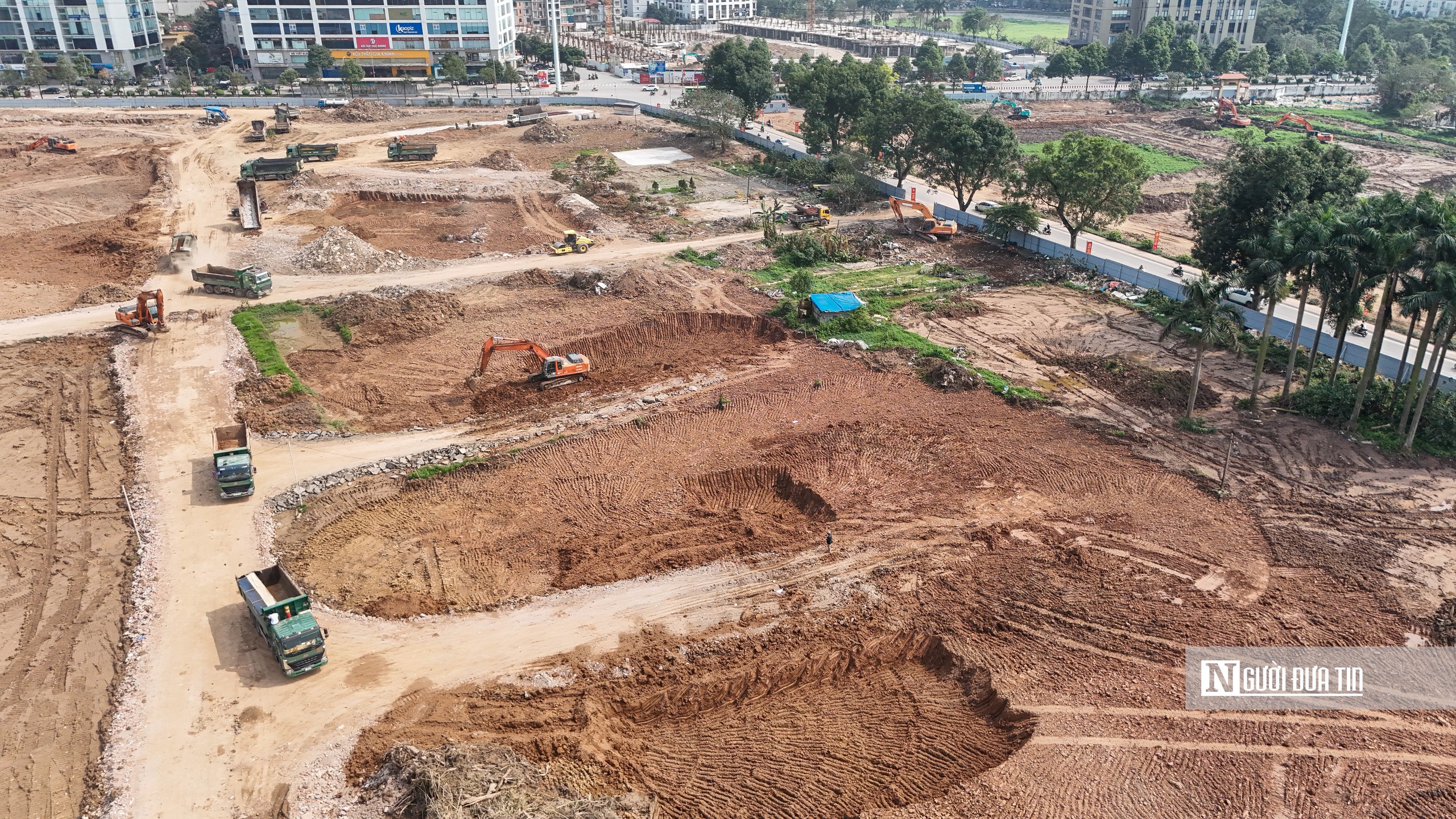 Thăm công trường xây hồ điều hoà gần 400 tỷ đồng ở Hà Nội- Ảnh 6. Thăm công trường xây hồ điều hoà gần 400 tỷ đồng ở Hà Nội- Ảnh 6.