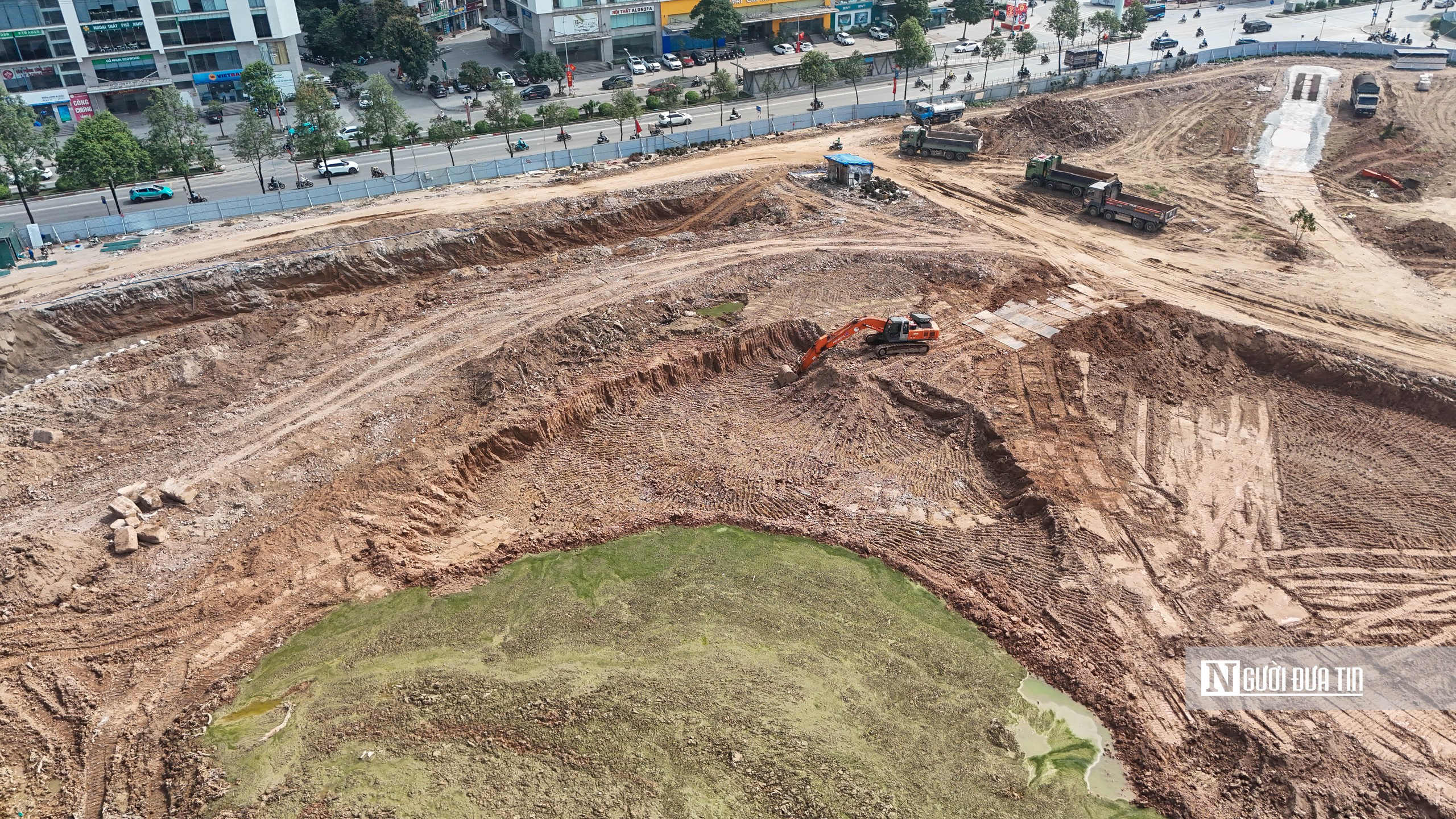 Thăm công trường xây hồ điều hoà gần 400 tỷ đồng ở Hà Nội- Ảnh 7. Thăm công trường xây hồ điều hoà gần 400 tỷ đồng ở Hà Nội- Ảnh 7.