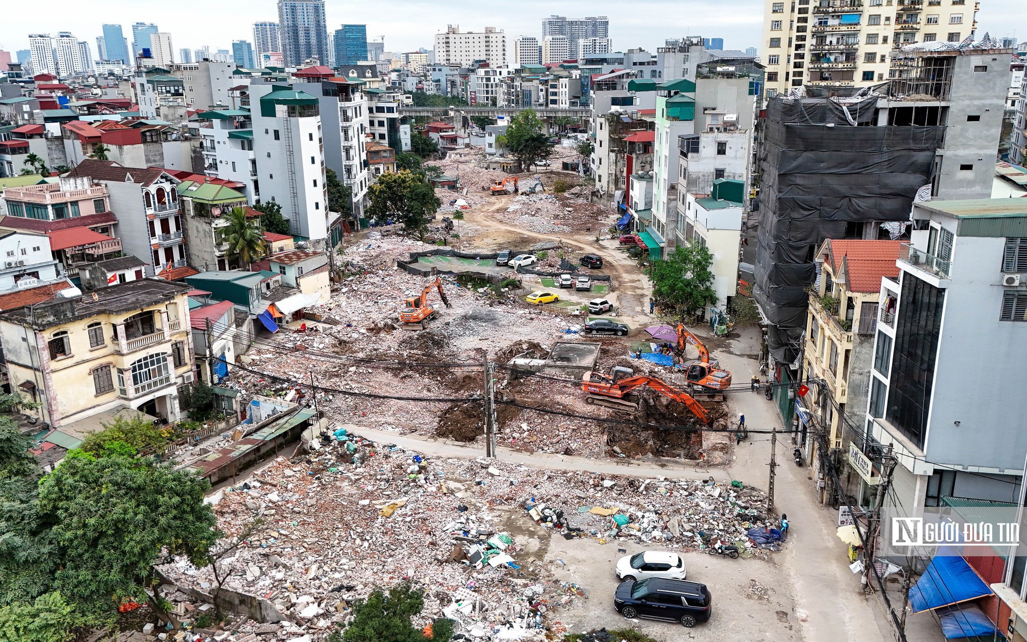 Tiến Độ Thần Tốc Giải Phóng Mặt Bằng Dự Án Vành Đai 2,5 Qua Cầu Giấy, Hà Nội