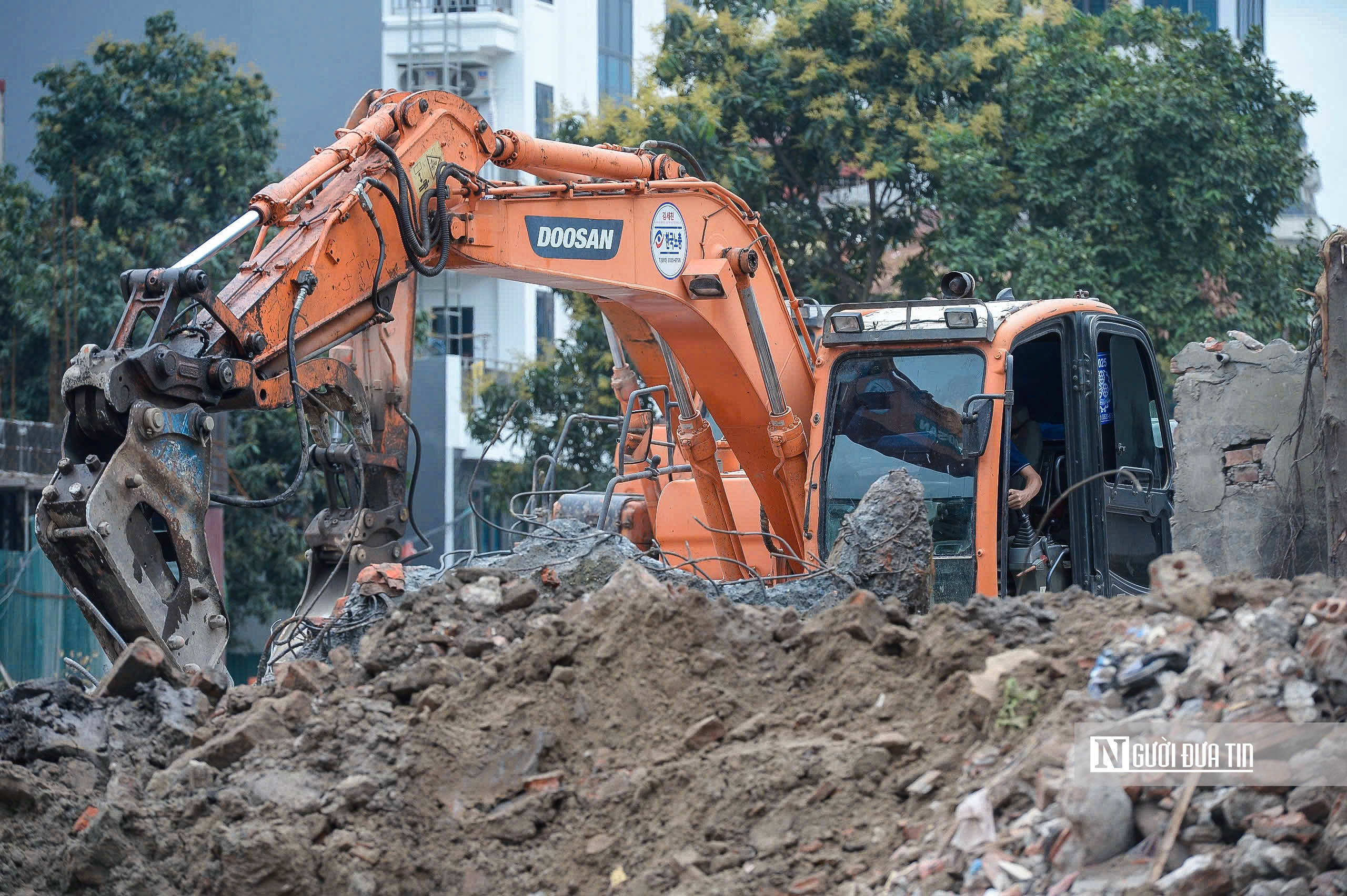 H&agrave; Nội: Loạt c&ocirc;ng tr&igrave;nh bị ph&aacute; dỡ để l&agrave;m đường V&agrave;nh đai 2,5- Ảnh 7.