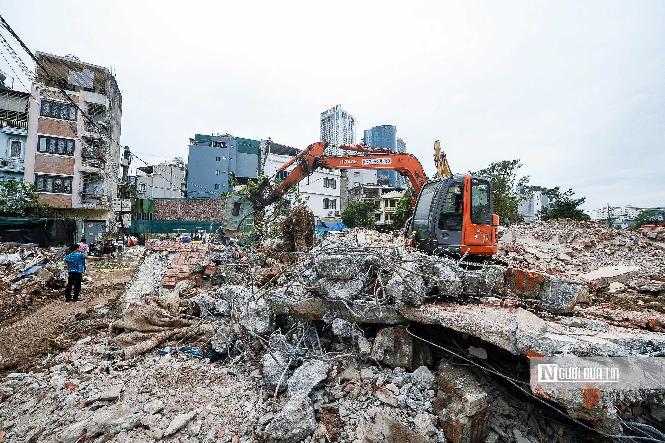 H&agrave; Nội: Loạt c&ocirc;ng tr&igrave;nh bị ph&aacute; dỡ để l&agrave;m đường V&agrave;nh đai 2,5- Ảnh 4.