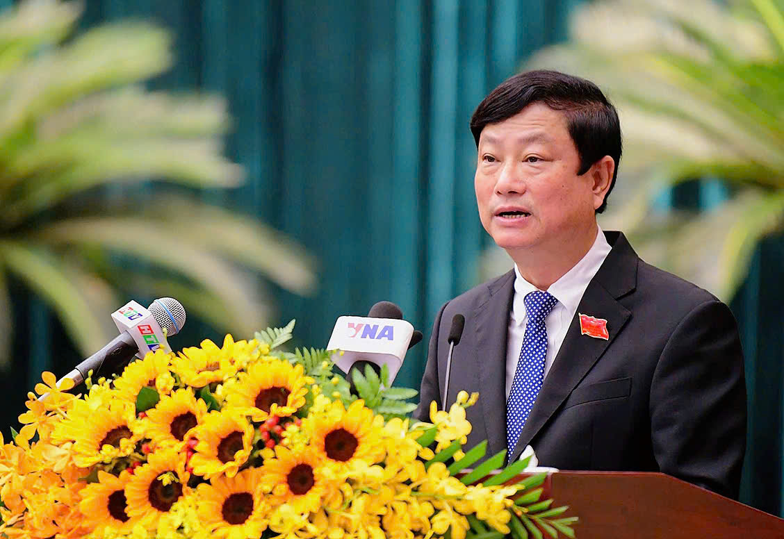 Ông Võ Văn Minh tái đắc cử Chủ tịch HĐND Tp.HCM với 100% phiếu tán thành - Ảnh 1.