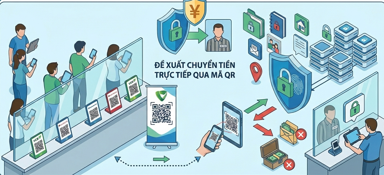 Đề xuất c&ocirc;ng khai m&atilde; QR để người nh&agrave; gửi tiền cho phạm nh&acirc;n- Ảnh 2.