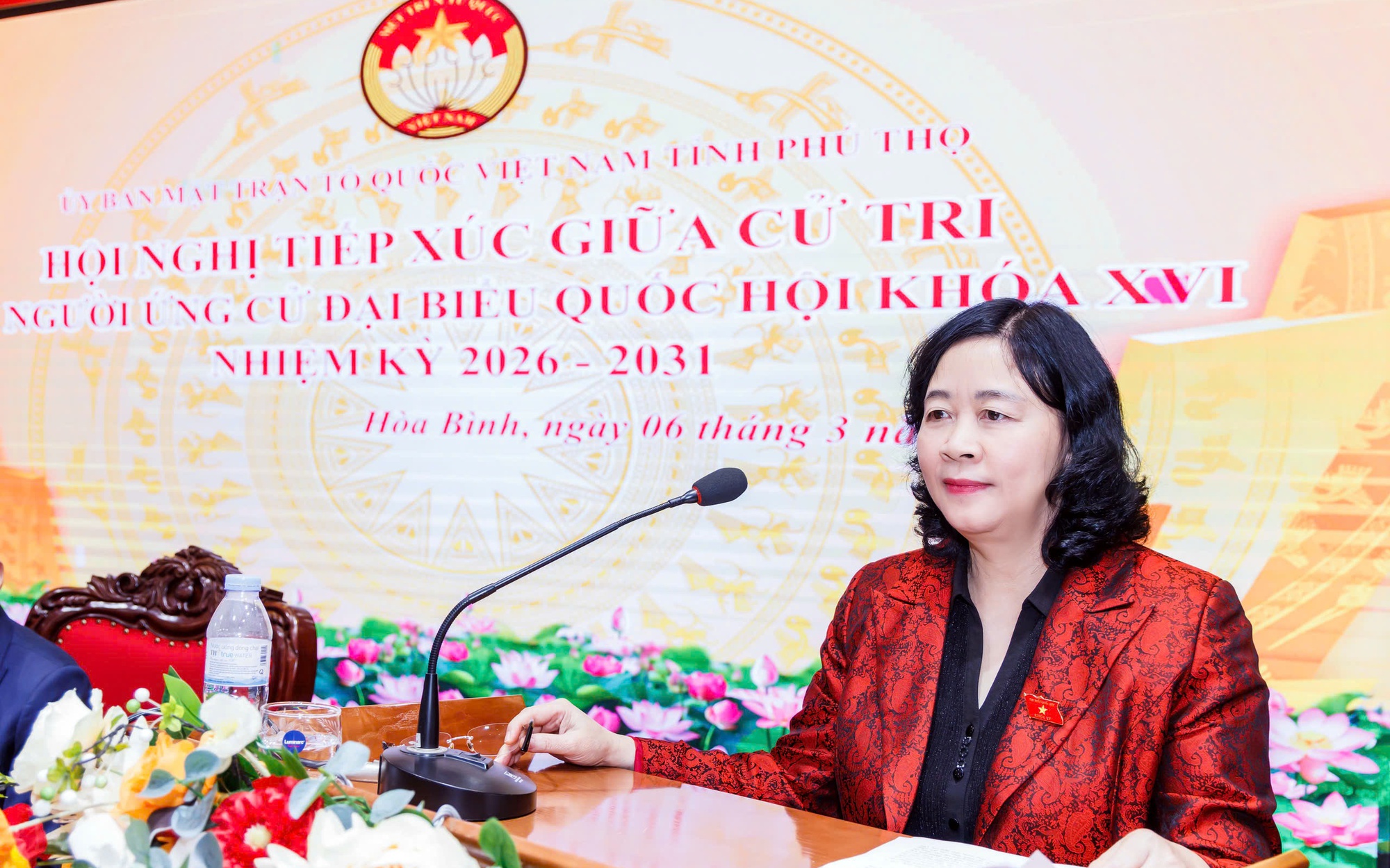 Ứng cử viên Quốc hội tiếp xúc cử tri Phú Thọ, cam kết phản ánh tâm tư nhân dân