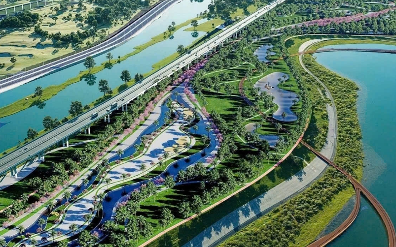 Hà Nội triển khai giải phóng mặt bằng dự án trục đại lộ cảnh quan sông Hồng