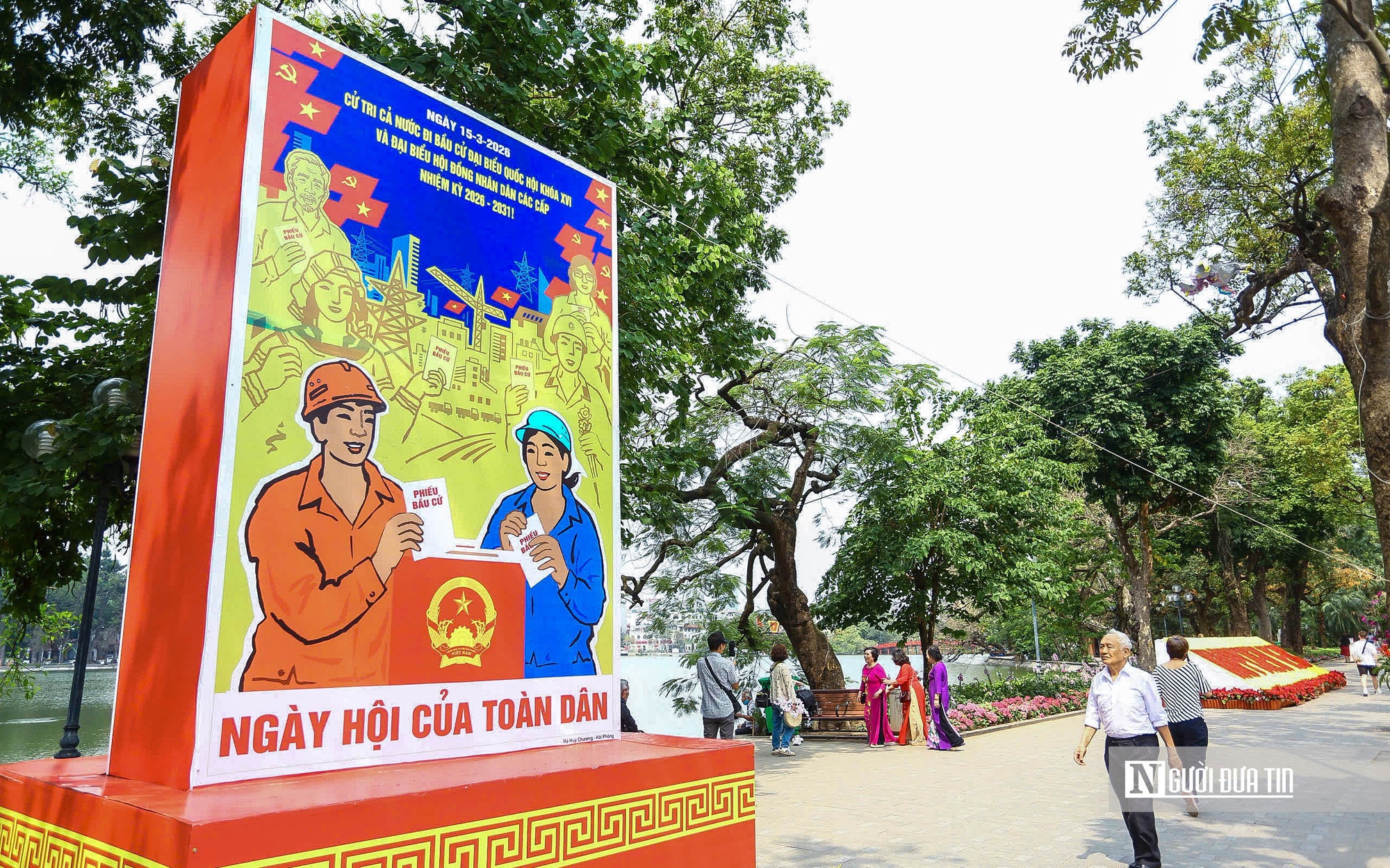 Phó Chủ tịch UBND tỉnh Đinh Văn Tuấn kiểm tra công tác chuẩn bị bầu cử tại các địa phương - Ảnh 2.