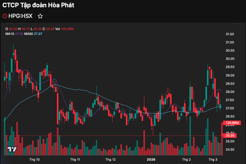 Con trai Chủ tịch Trần Đình Long đăng ký 50 triệu cổ phiếu Hoà Phát  - Ảnh 1.