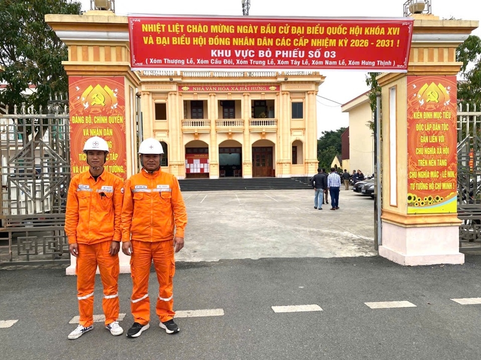 Tổng công ty Điện lực miền Bắc sẵn sàng cấp điện an toàn, ổn định cho 11.592 đơn vị bầu cử ngày 15/3/2026 - Ảnh 5.