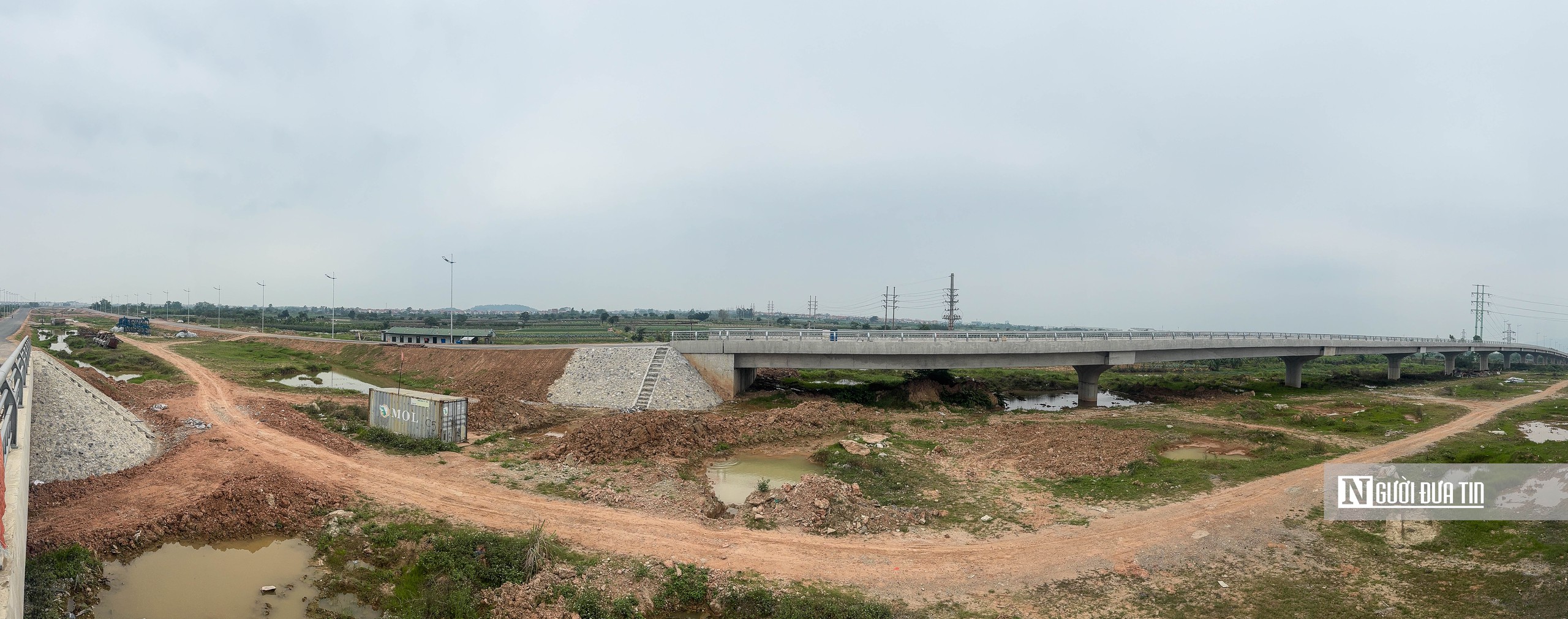 Toàn cảnh tuyến Vành đai 4 từ Cao tốc Nội Bài - Lào Cai đến cầu Hồng Hà- Ảnh 8.