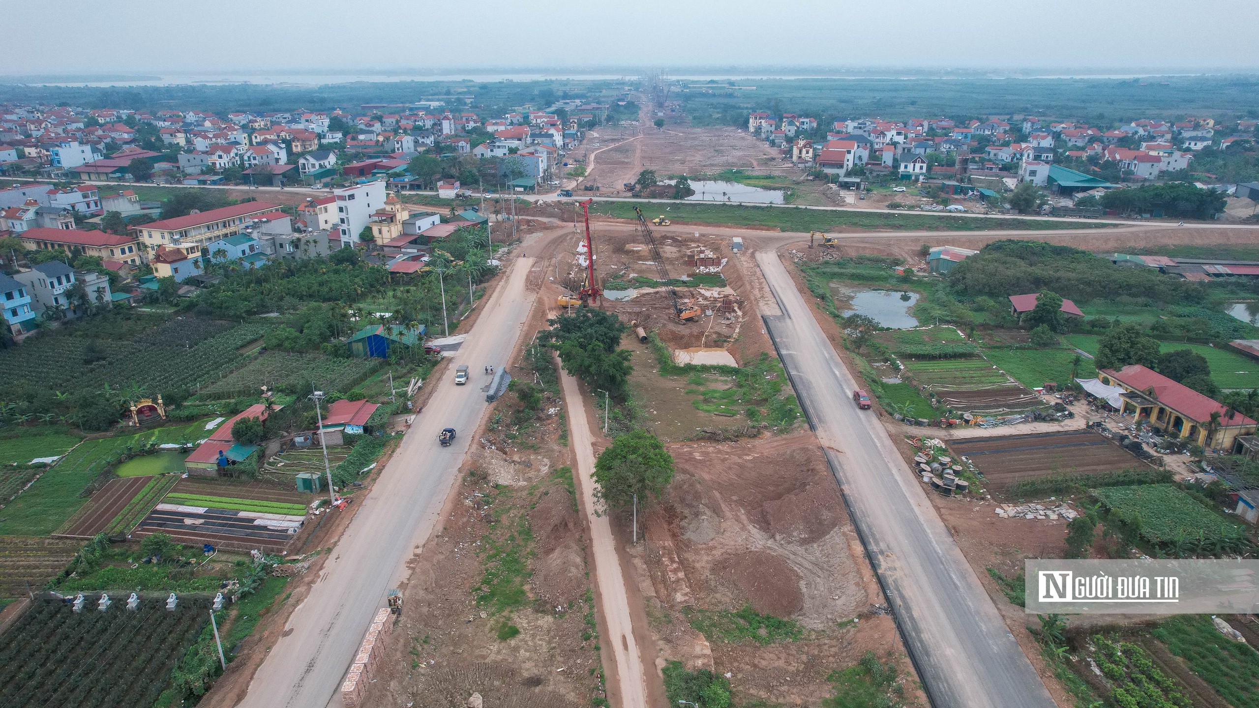Toàn cảnh tuyến Vành đai 4 từ Cao tốc Nội Bài - Lào Cai đến cầu Hồng Hà- Ảnh 4.