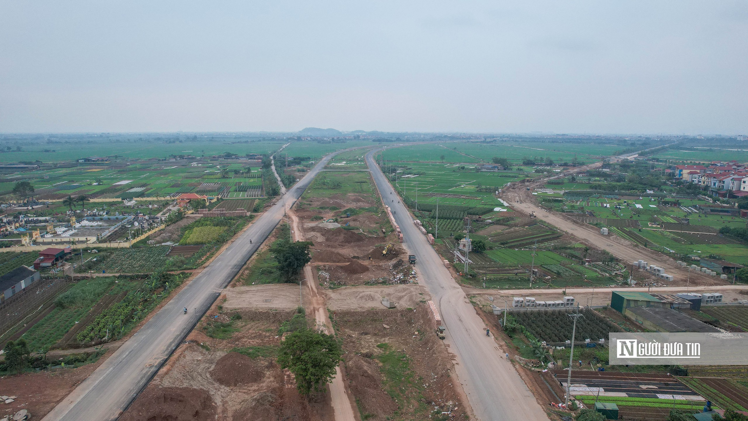 Toàn cảnh tuyến Vành đai 4 từ Cao tốc Nội Bài - Lào Cai đến cầu Hồng Hà- Ảnh 9.