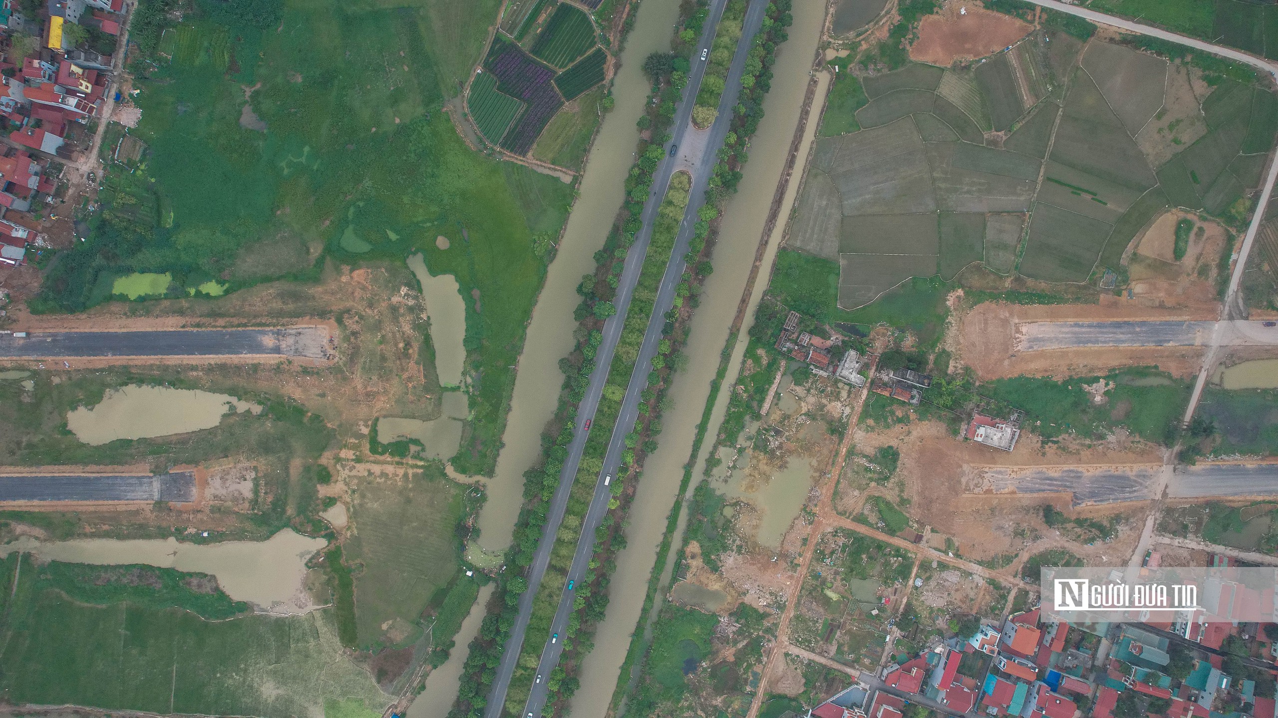 Toàn cảnh tuyến Vành đai 4 từ Cao tốc Nội Bài - Lào Cai đến cầu Hồng Hà- Ảnh 5.