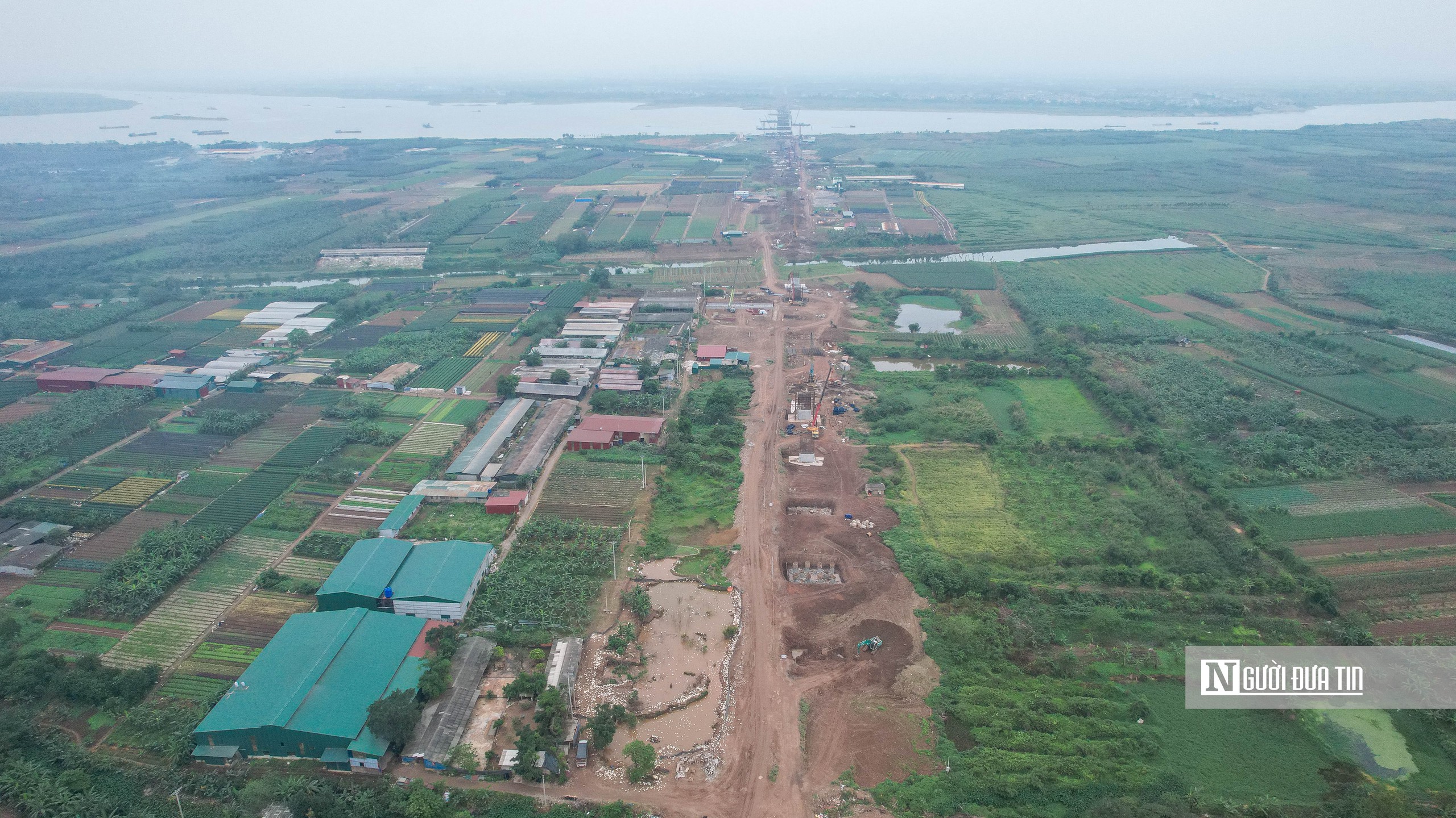 Toàn cảnh tuyến Vành đai 4 từ Cao tốc Nội Bài - Lào Cai đến cầu Hồng Hà- Ảnh 11.