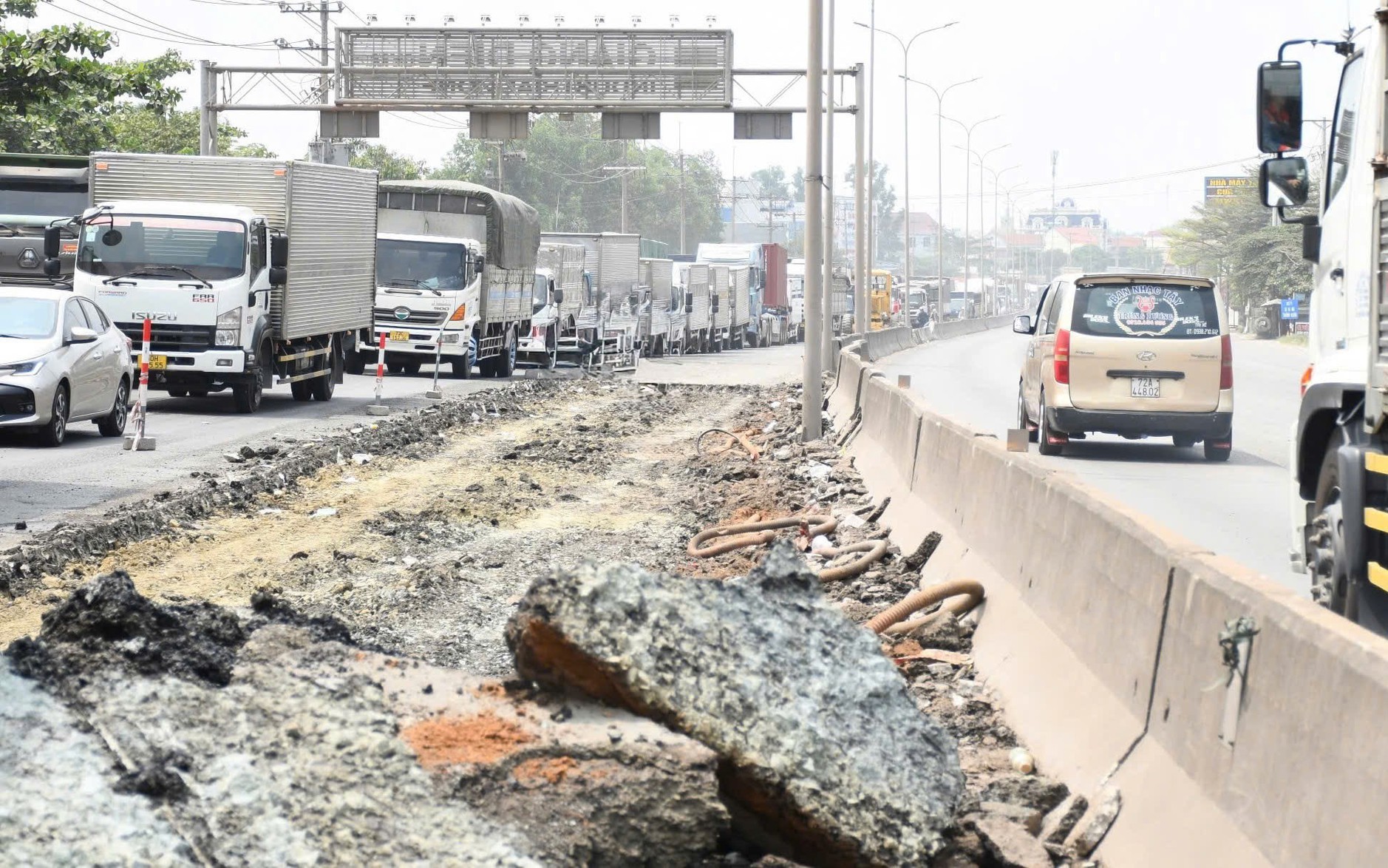 Quốc lộ 51 Đồng Nai được sửa chữa khẩn trương, hứa hẹn mặt đường an toàn hơn