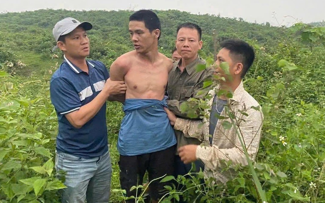 Phạm nhân giết người trốn trại bị bắt sau gần 20 giờ ở Hòa Bình