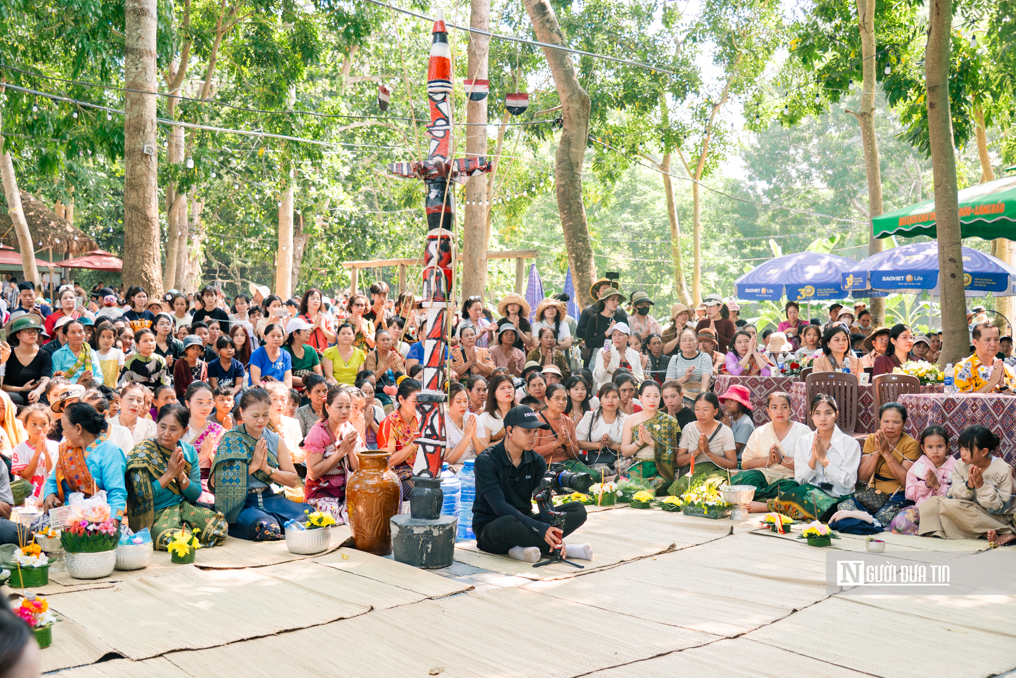 Độc đ&aacute;o c&aacute;c nghi thức Phật gi&aacute;o trong Tết Bunpimay của người L&agrave;o tại Đắk Lắk- Ảnh 17.