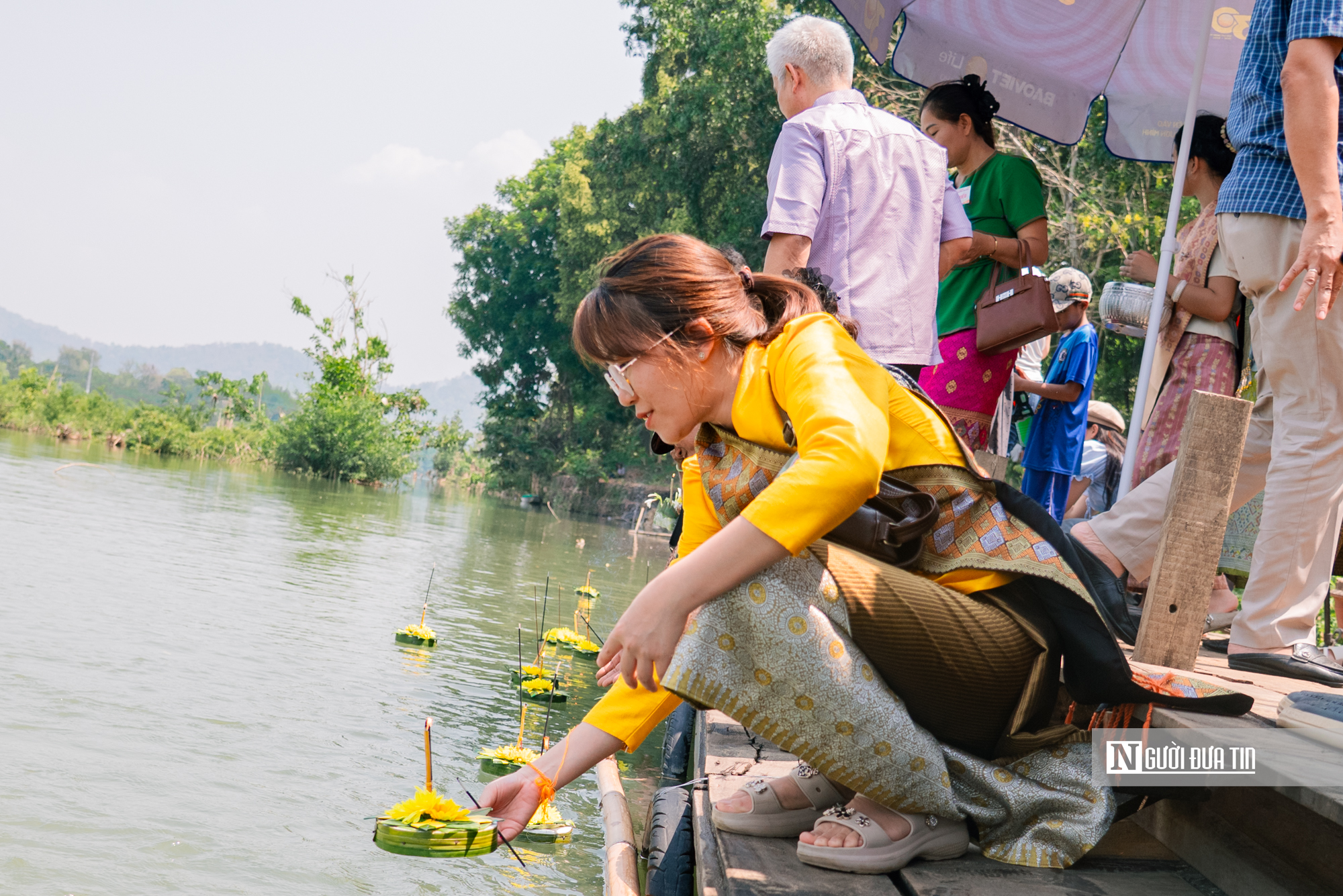 Độc đ&aacute;o c&aacute;c nghi thức Phật gi&aacute;o trong Tết Bunpimay của người L&agrave;o tại Đắk Lắk- Ảnh 20.