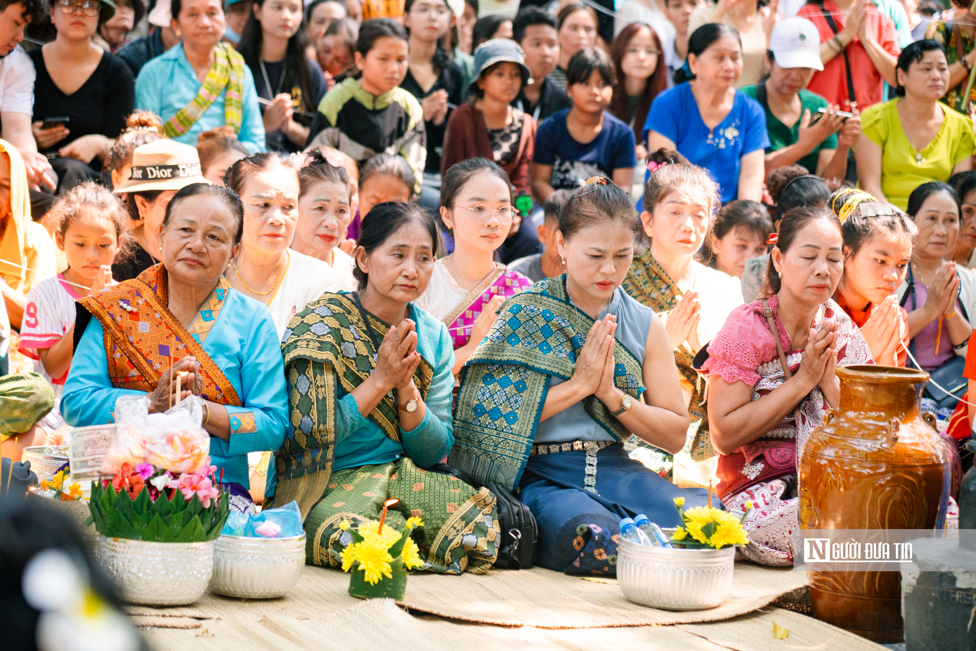 Độc đ&aacute;o c&aacute;c nghi thức Phật gi&aacute;o trong Tết Bunpimay của người L&agrave;o tại Đắk Lắk- Ảnh 3.