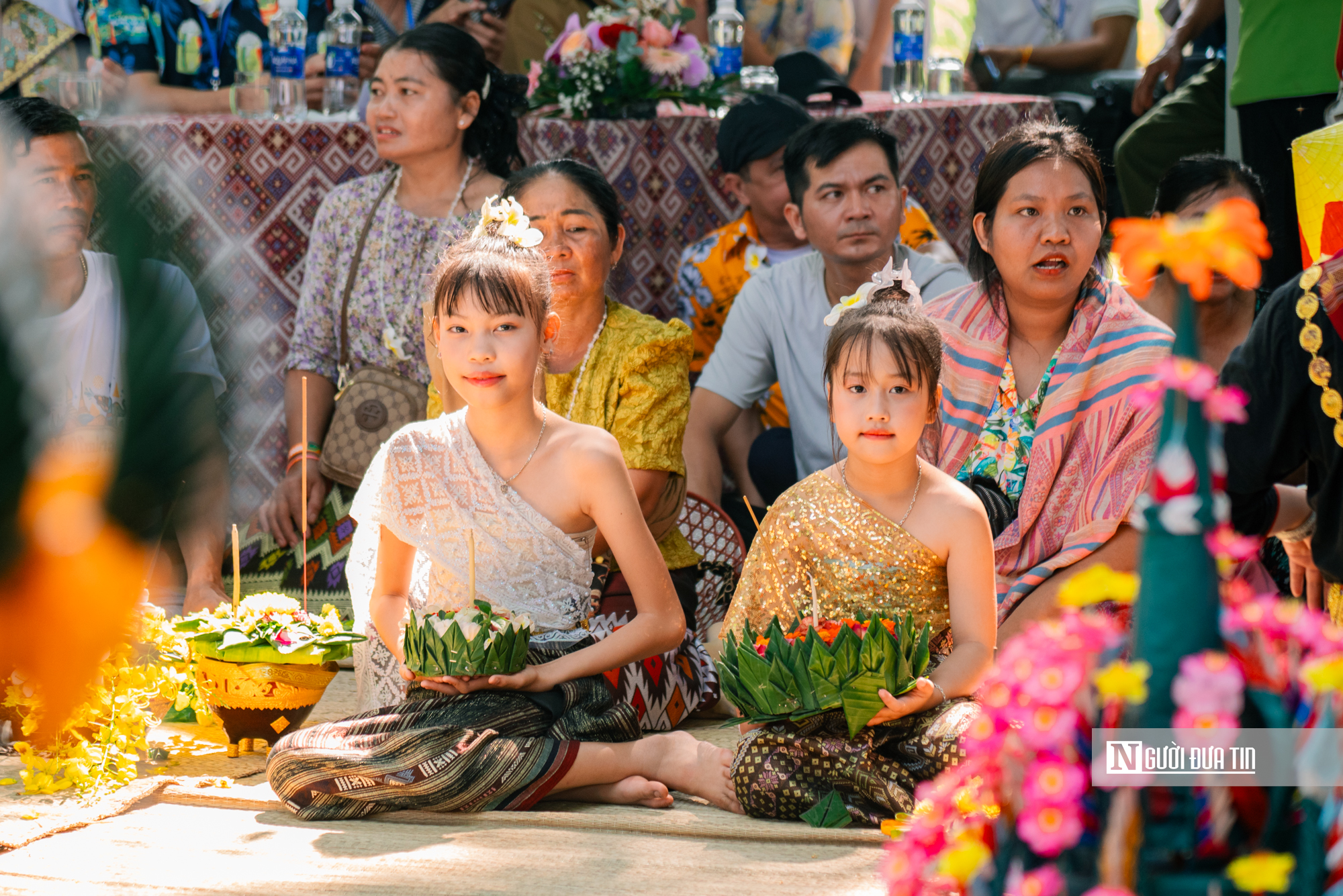 Độc đ&aacute;o c&aacute;c nghi thức Phật gi&aacute;o trong Tết Bunpimay của người L&agrave;o tại Đắk Lắk- Ảnh 4.
