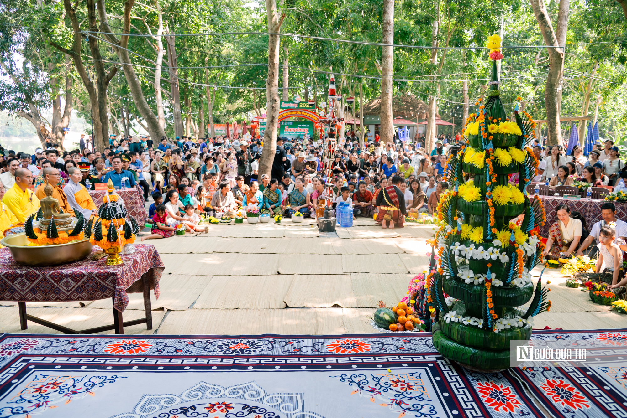 Vui Tết Bunpimay ở Buôn Đôn, gắn kết văn hoá nơi vùng biên Việt Nam – Lào- Ảnh 1. Vui Tết Bunpimay ở Buôn Đôn, gắn kết văn hoá nơi vùng biên Việt Nam – Lào- Ảnh 1.