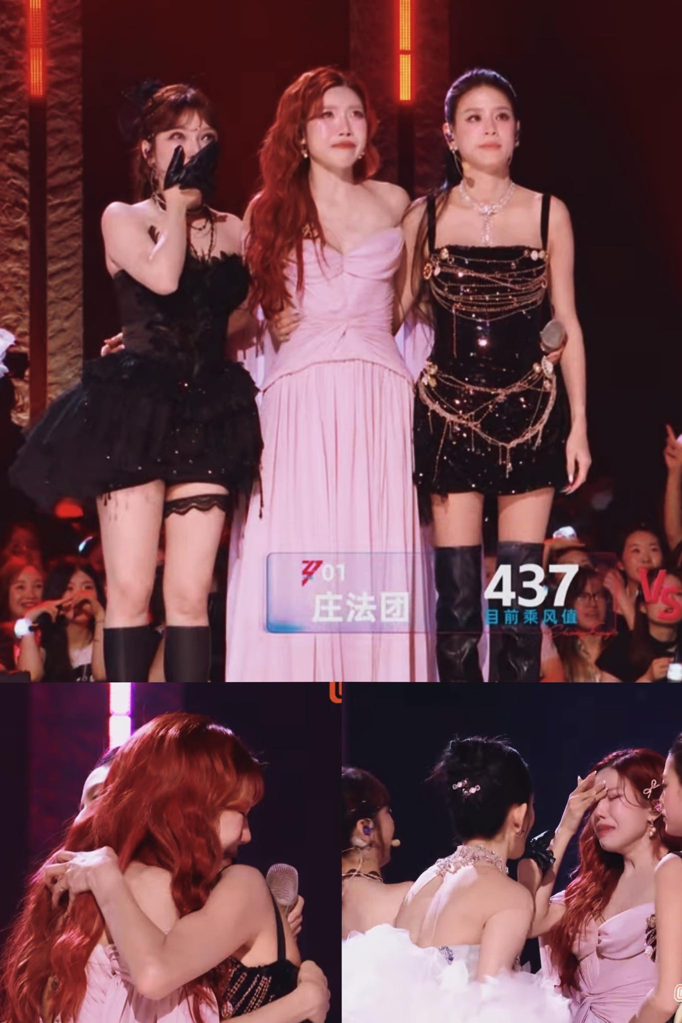 Ca sĩ Trang Pháp khóc nấc khi thua 