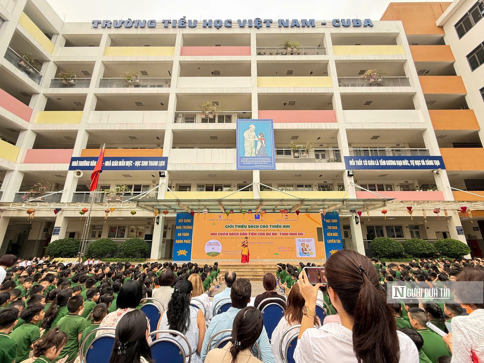 Trường Tiểu học Việt Nam – Cuba tổ chức thành công chương trình giới thiệu sách dự án “Tình anh em” - Ảnh 3.