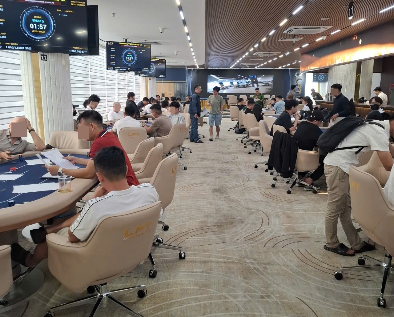 Triệt xóa tụ điểm tổ chức đánh bạc trái phép 