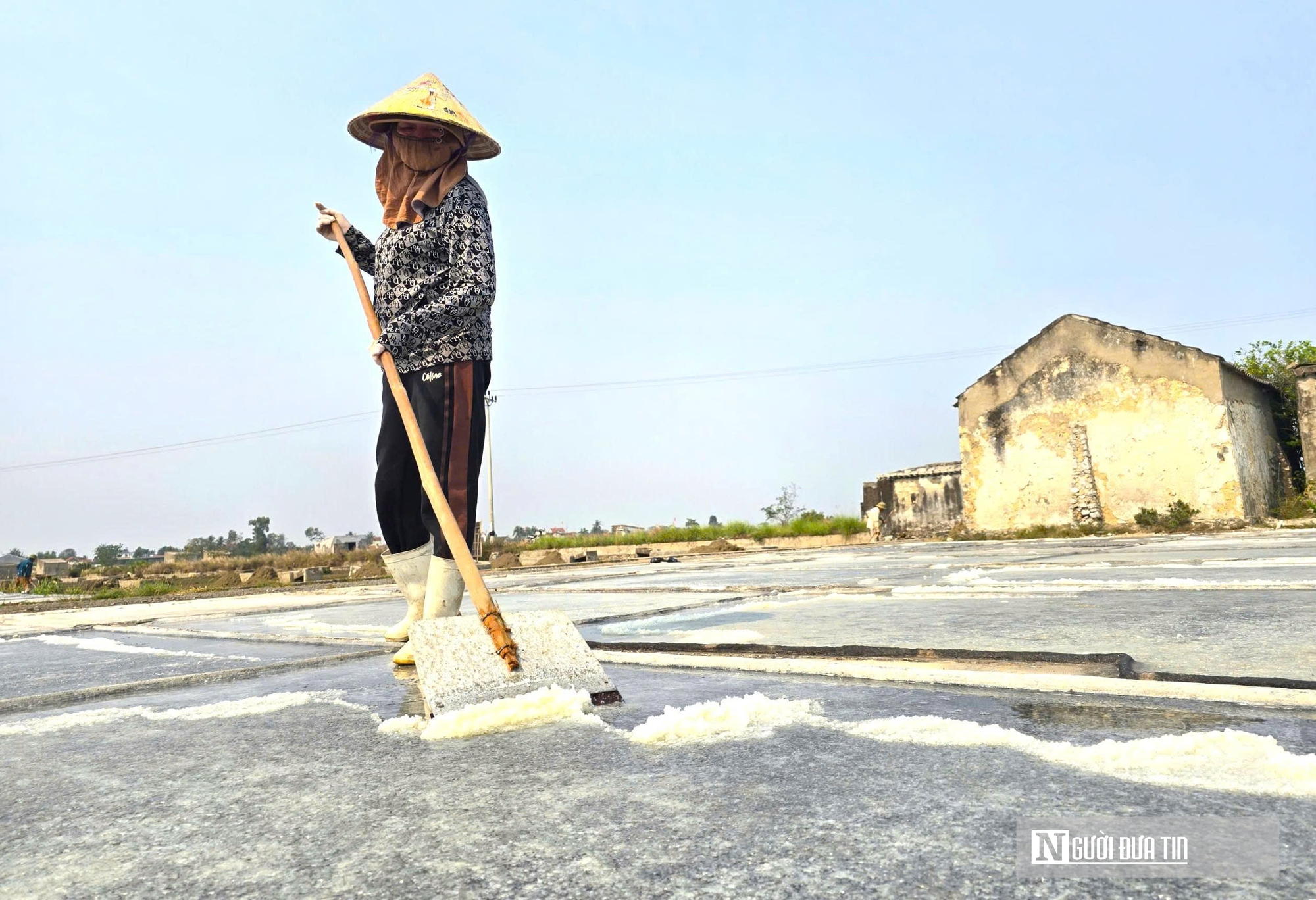 Nắng như &ldquo;r&oacute;t lửa&rdquo;, người d&acirc;n phơi m&igrave;nh dưới mặt trời sản xuất &ldquo;v&agrave;ng trắng&rdquo;- Ảnh 12.