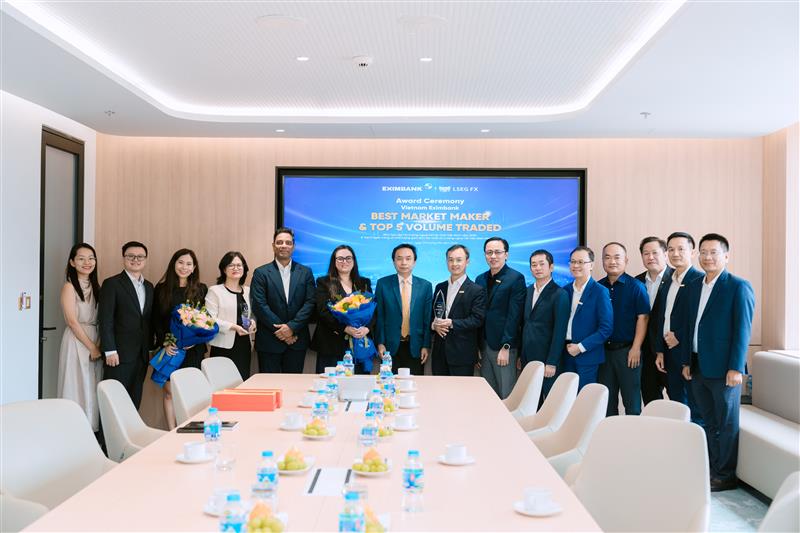 Eximbank được LSEG trao giải cao nhất “Best Market Maker”, khẳng định năng lực trên thị trường giao dịch quốc tế - Ảnh 2.