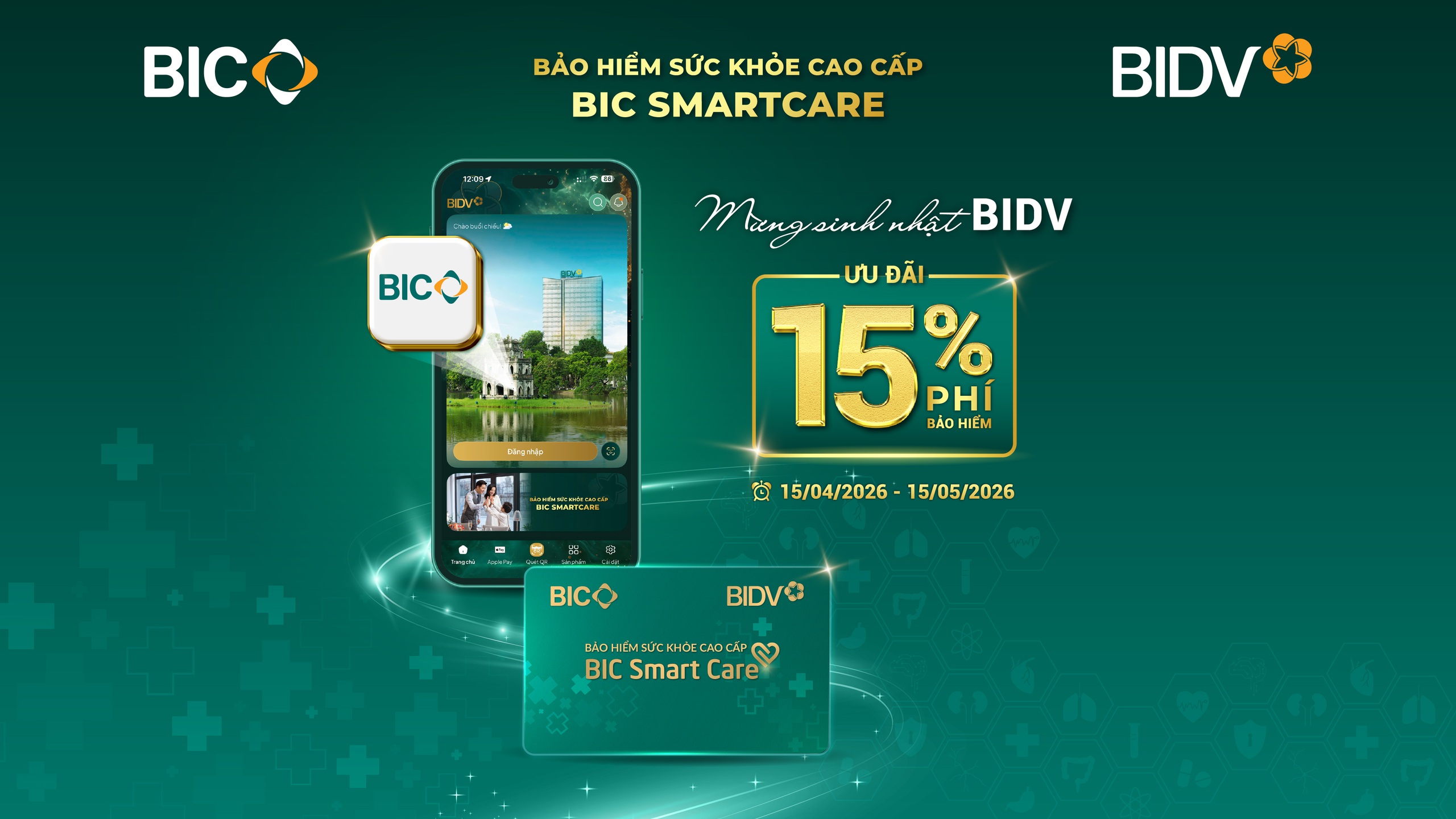 BIC giảm 15% phí bảo hiểm sức khoẻ cao cấp chào mừng ngày thành lập BIDV - Ảnh 1.