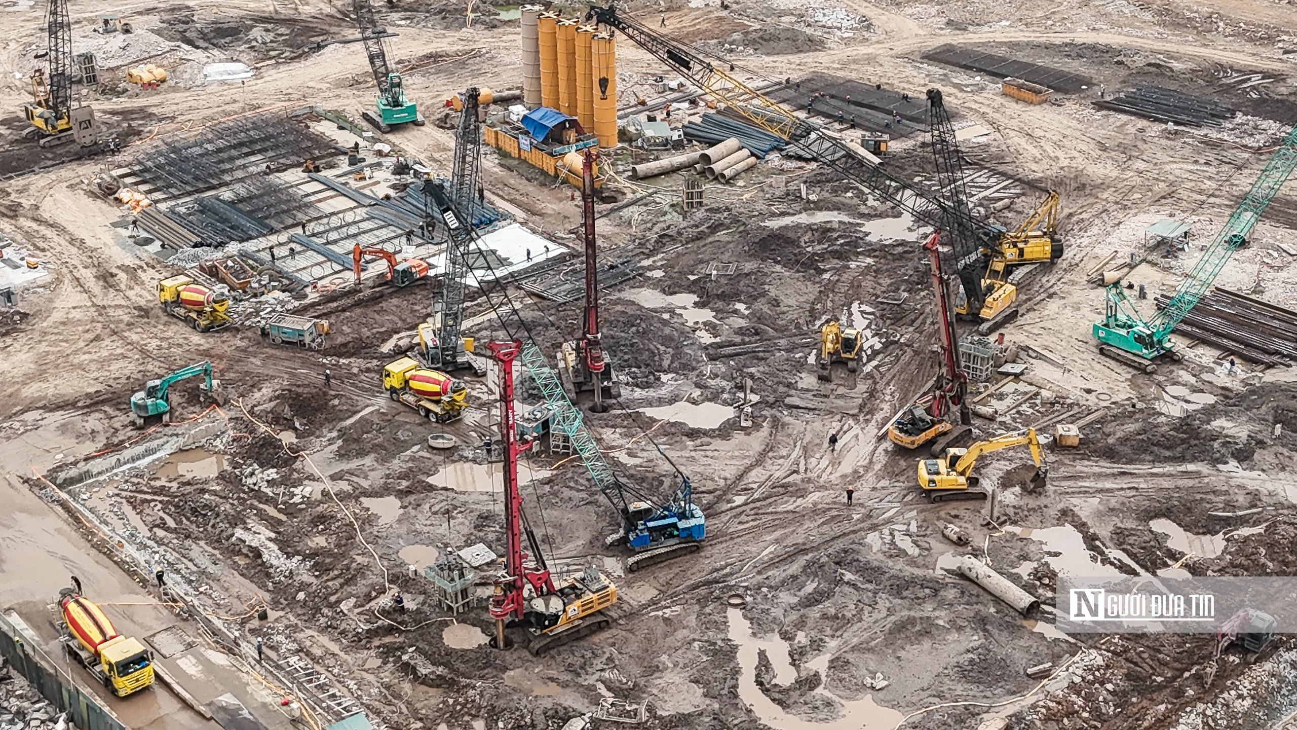 Hà Nội: Toàn cảnh đại công trường khu đô thị trên 
