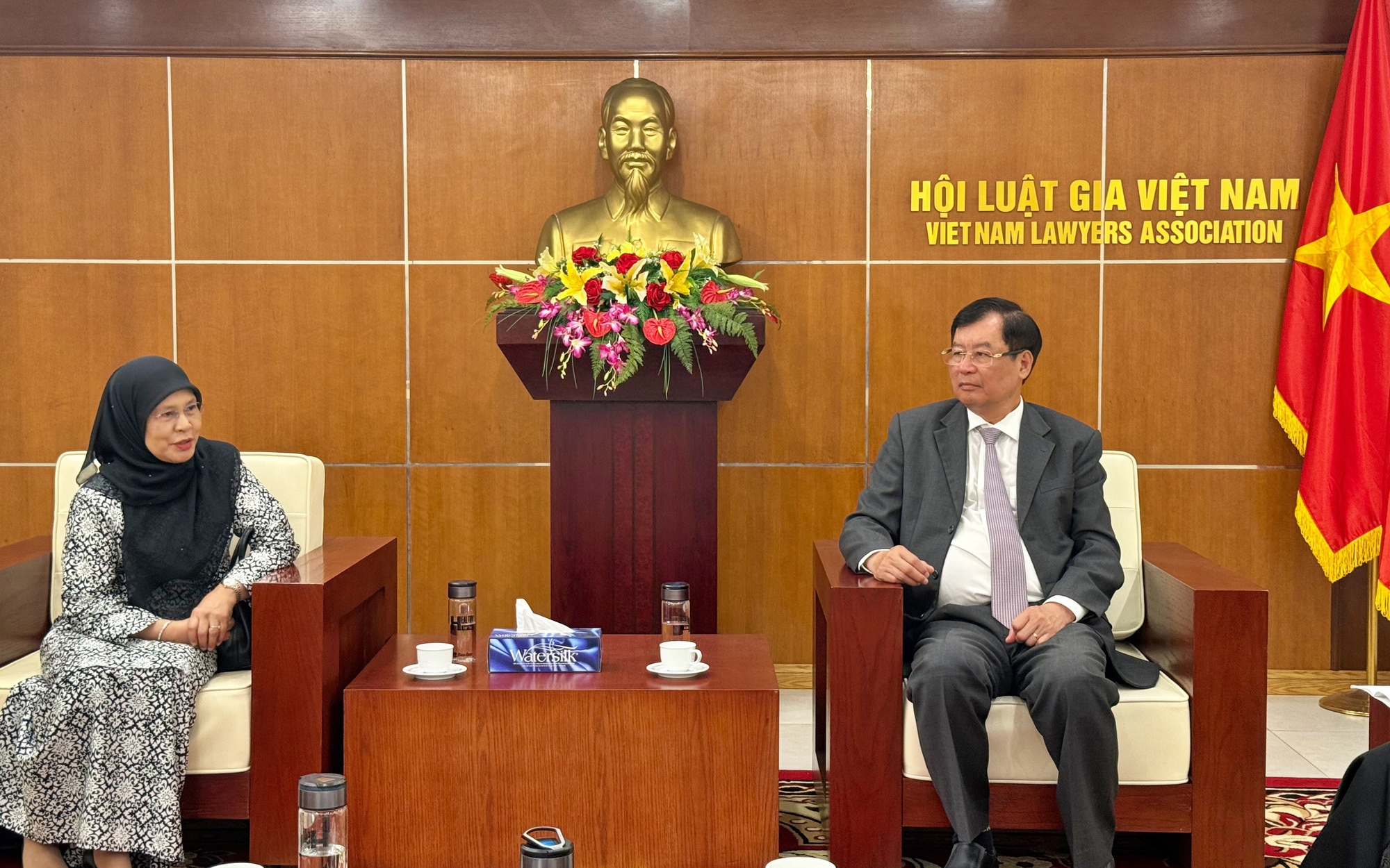 Hội Luật gia Việt Nam đón tiếp lãnh đạo Hiệp hội Luật Đông Nam Á, tăng cường hợp tác pháp lý