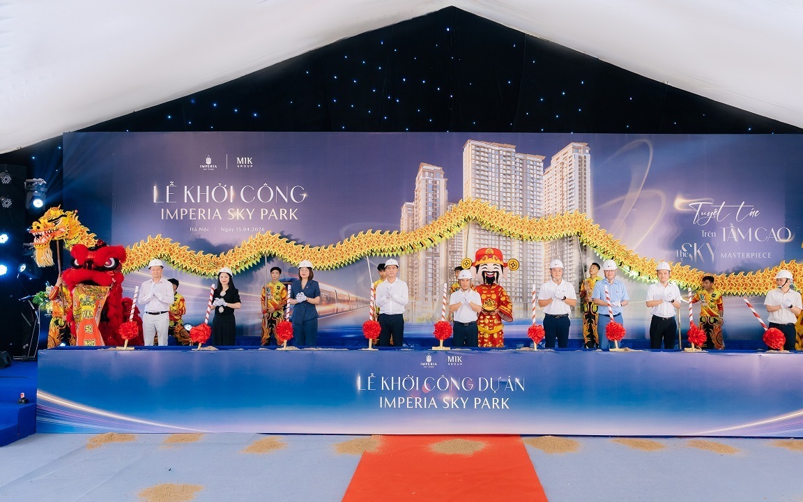 Imperia Sky Park Chính Thức Khởi Công, Định Hình Diện Mạo Khu Tây Hà Nội