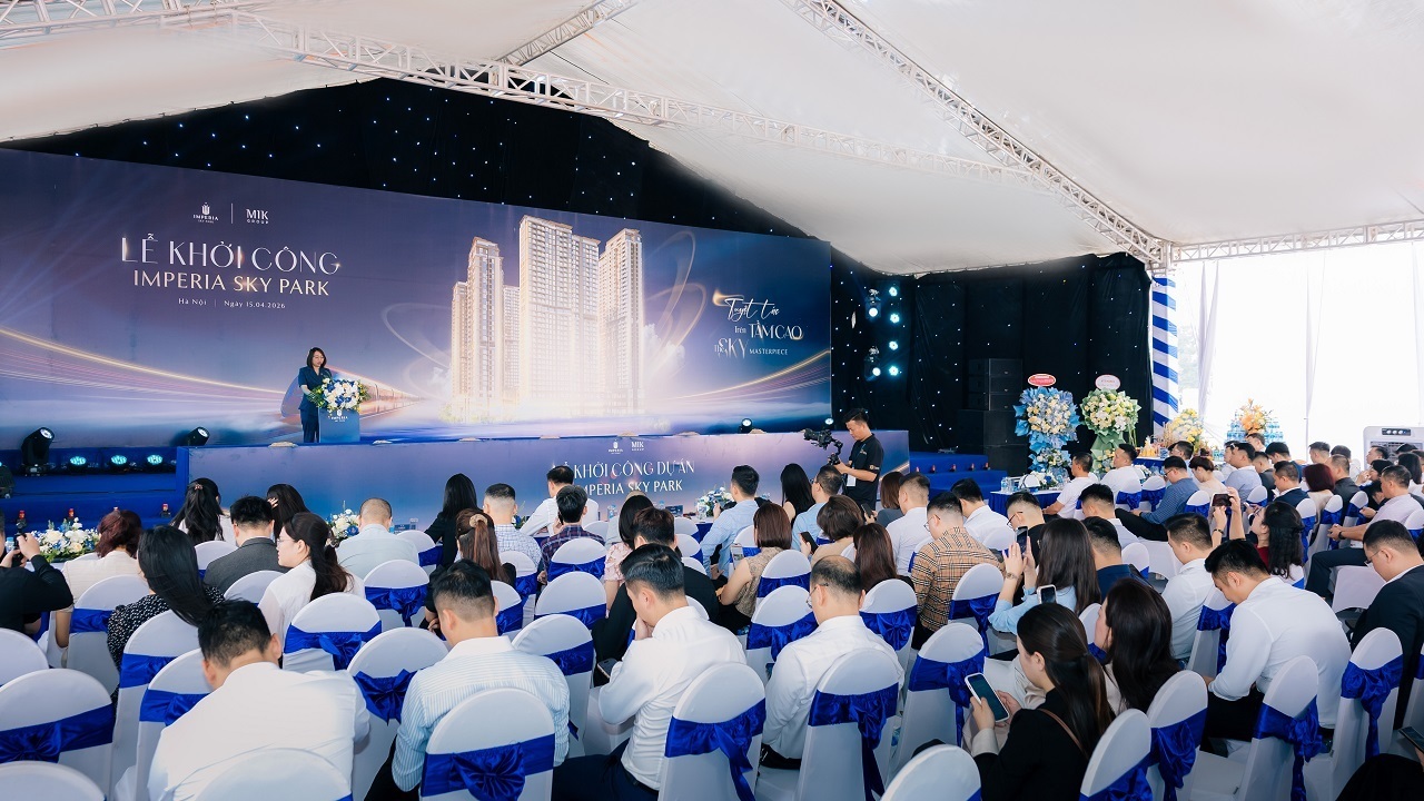 MIK Group ch&iacute;nh thức khởi c&ocirc;ng dự &aacute;n Imperia Sky Park - Ảnh 2.