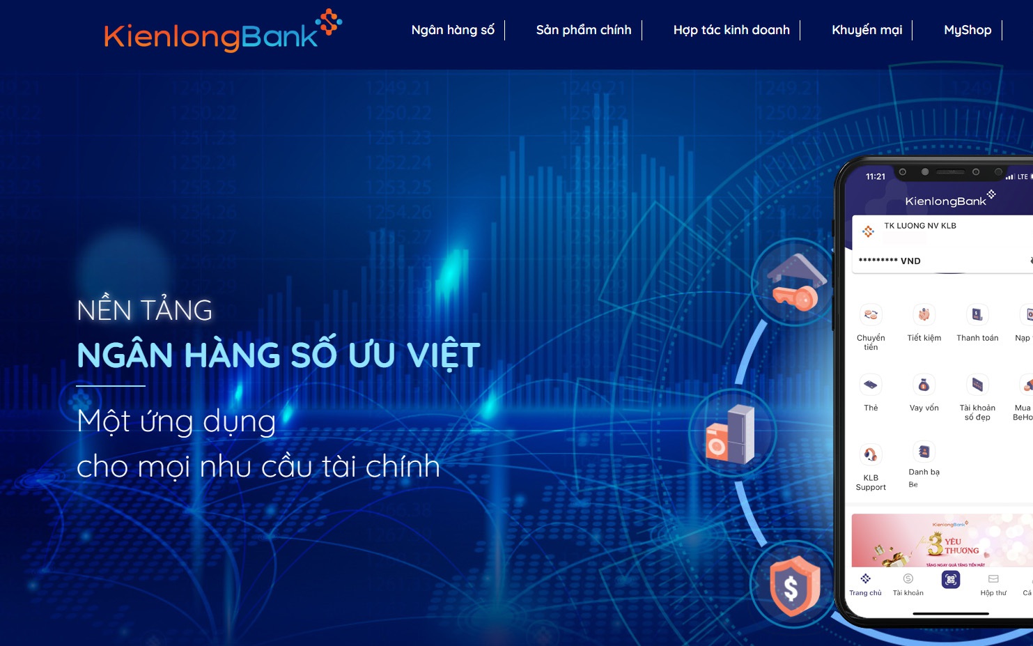 KienlongBank Tăng Cường Bảo Mật Đa Lớp Chống Lừa Đảo Công Nghệ Cao
