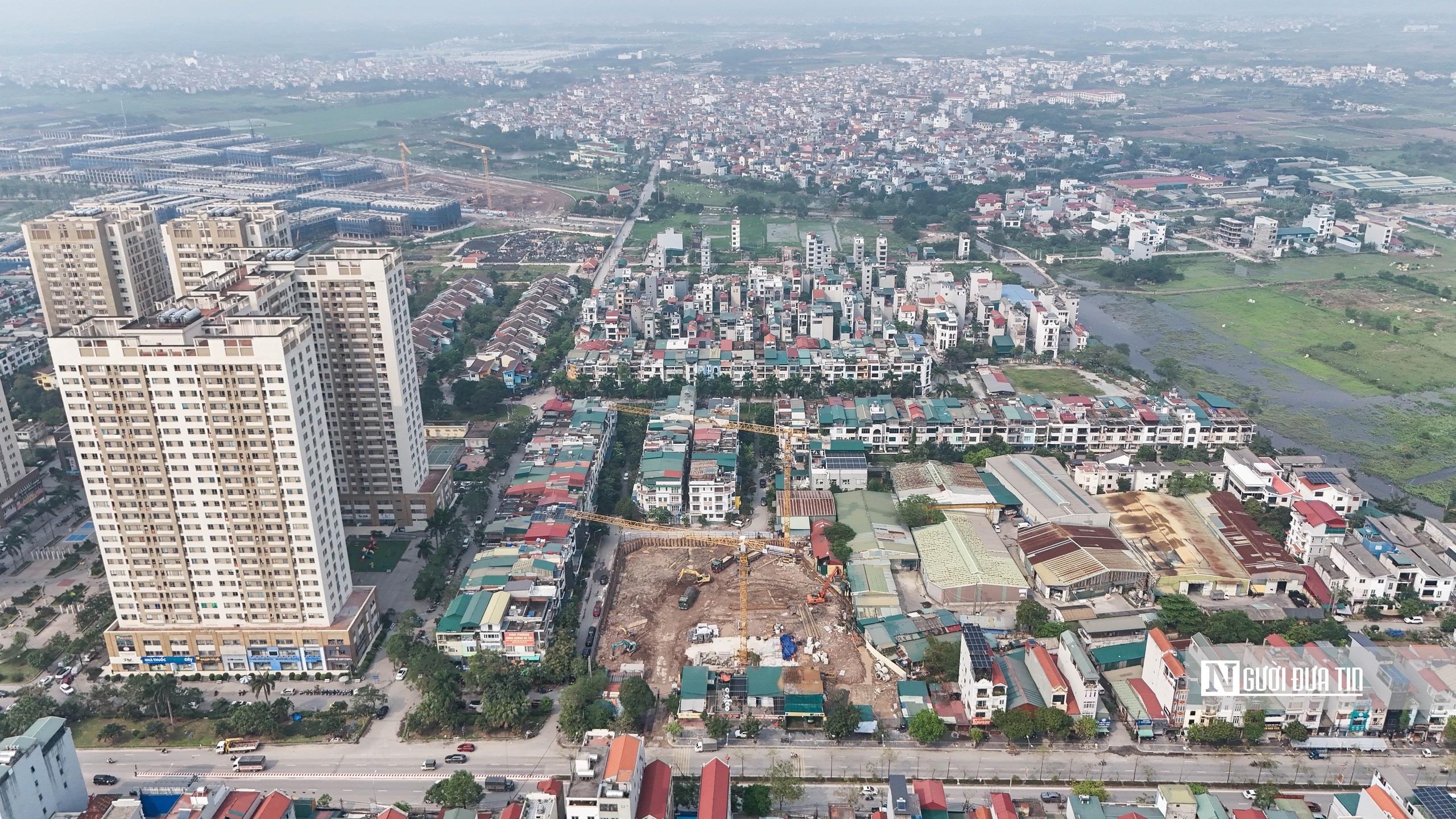 Cận cảnh thi c&ocirc;ng NOXH c&oacute; gi&aacute; 29 triệu đồng/m2 ở ngoại th&agrave;nh H&agrave; Nội- Ảnh 2.